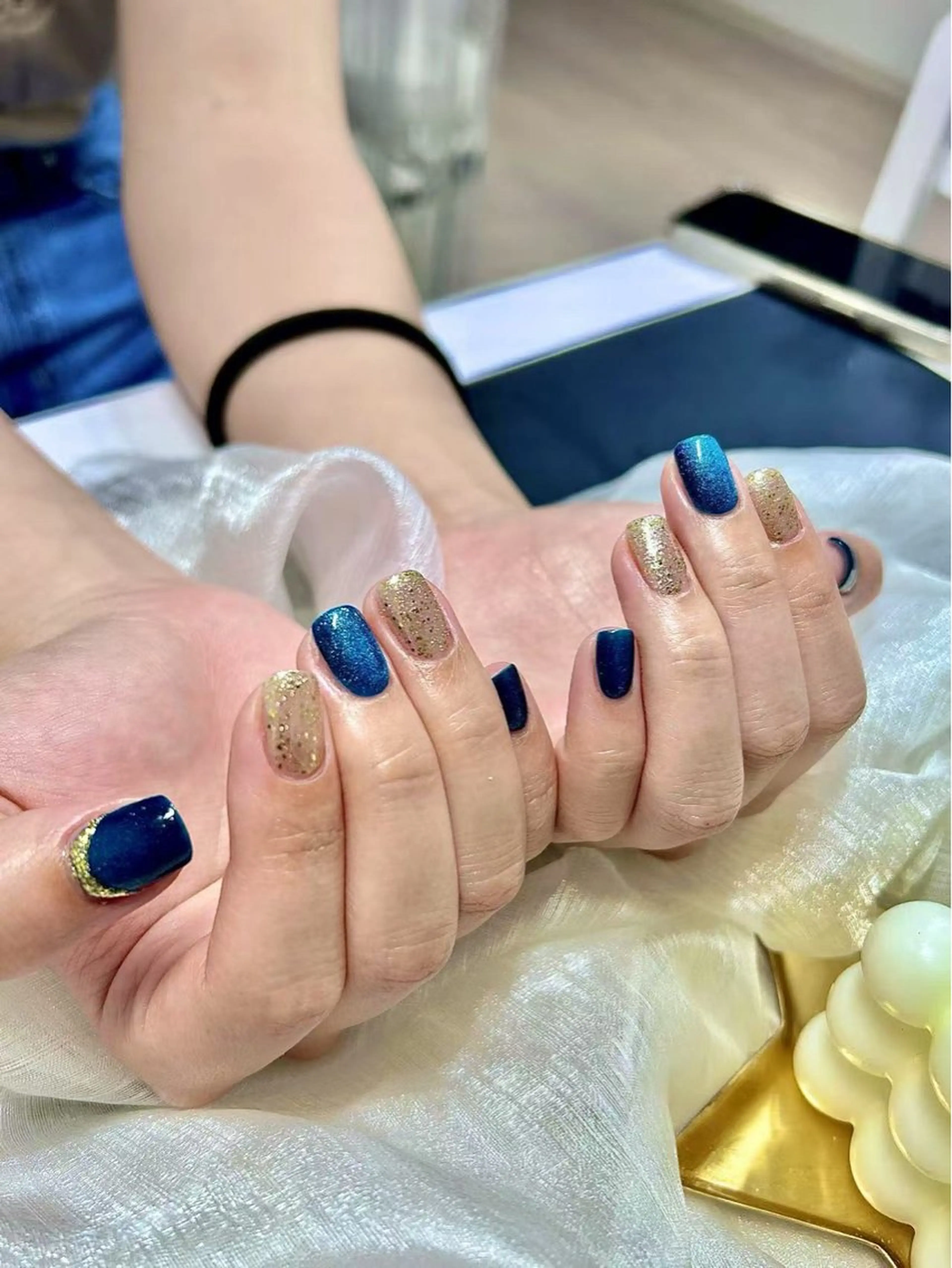 ネイル スカルプネイル シンプルネイル Lunailsalon所属・Lu nailsalonのネイルデザイン