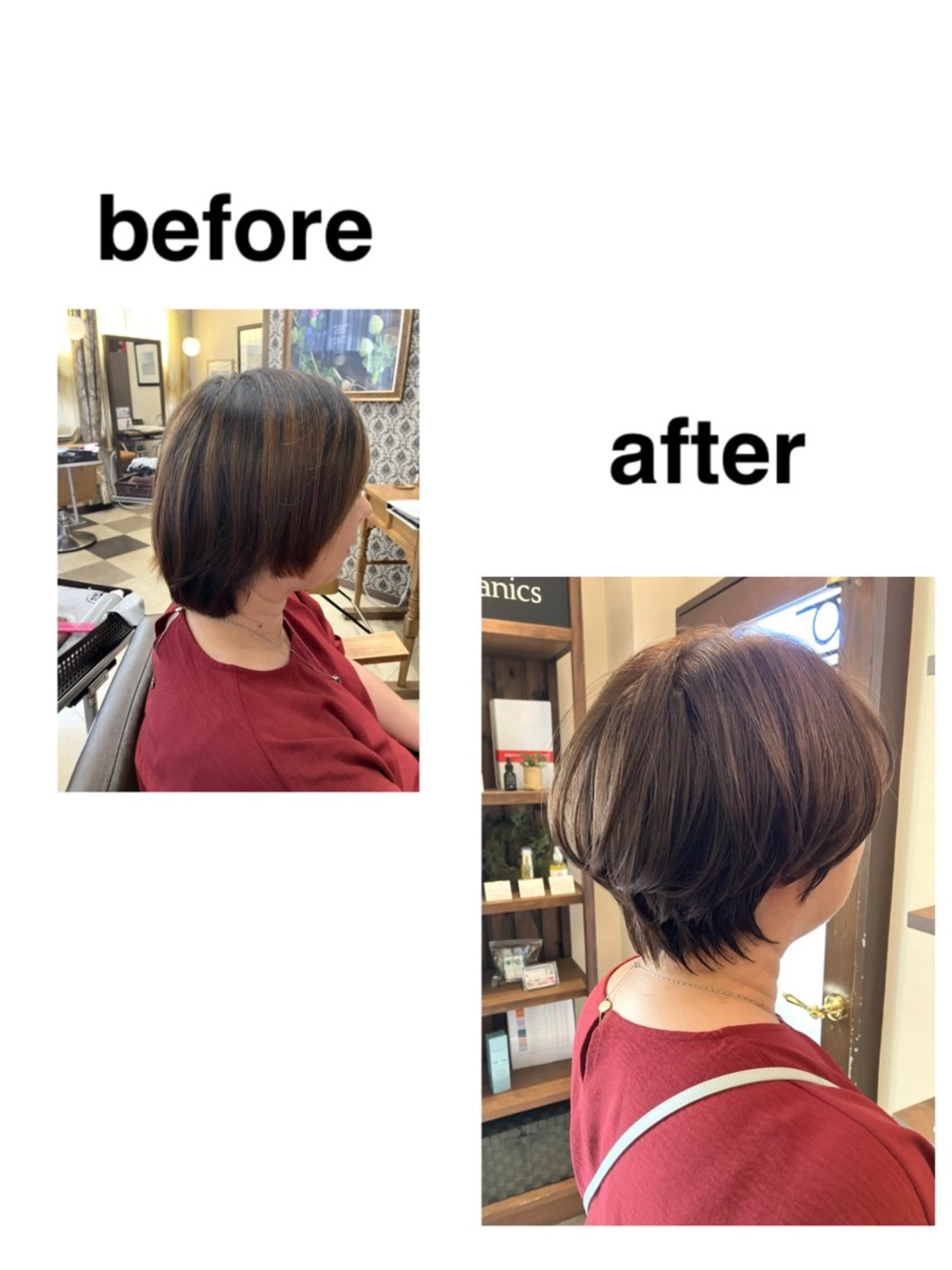 ショート ショートヘア coverhairbliss上尾所属・阿部 雲母のヘアスタイル