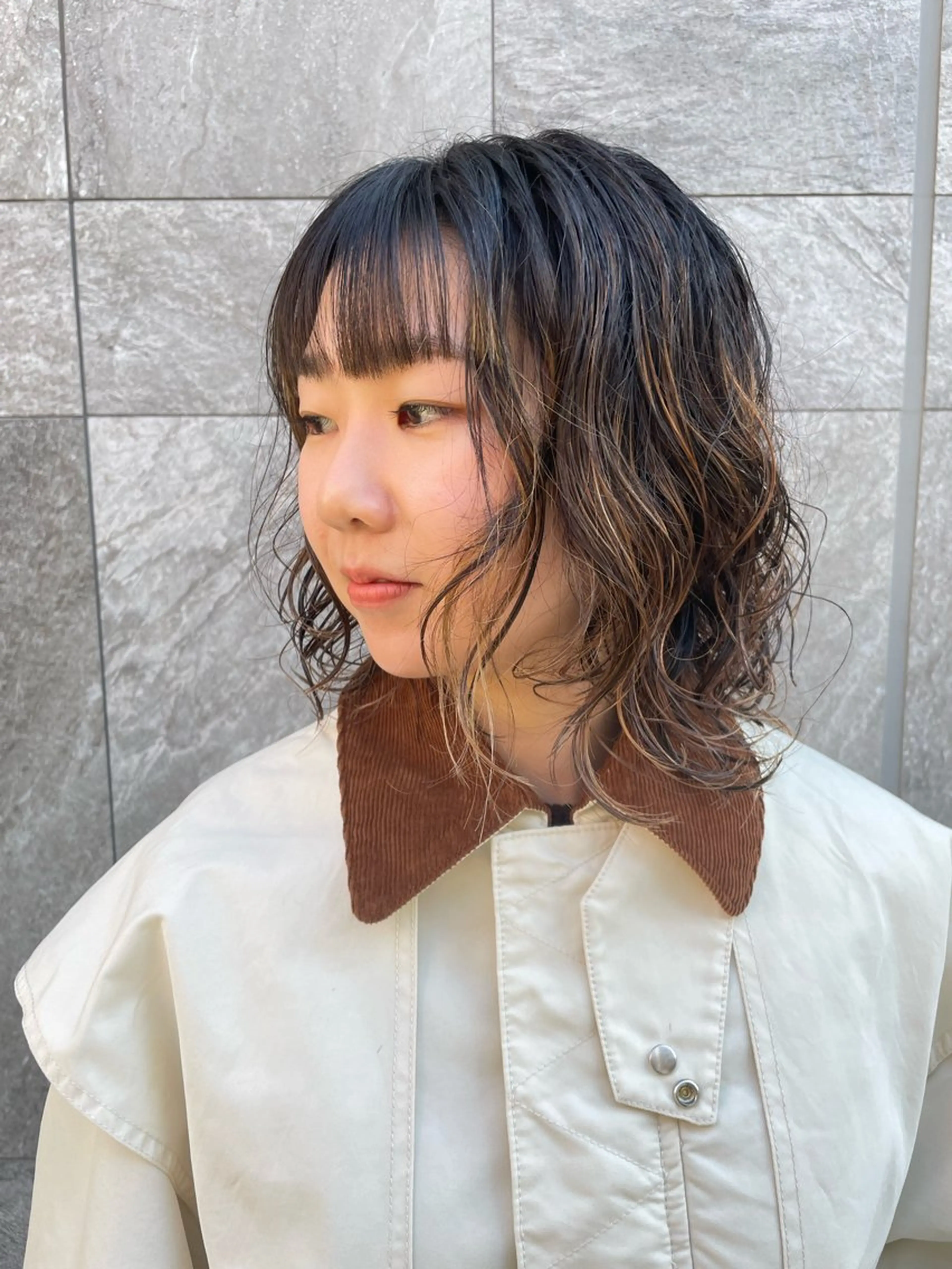 ミディアム パーマ boy  HAIR SALON所属・ayuka boyのヘアスタイル