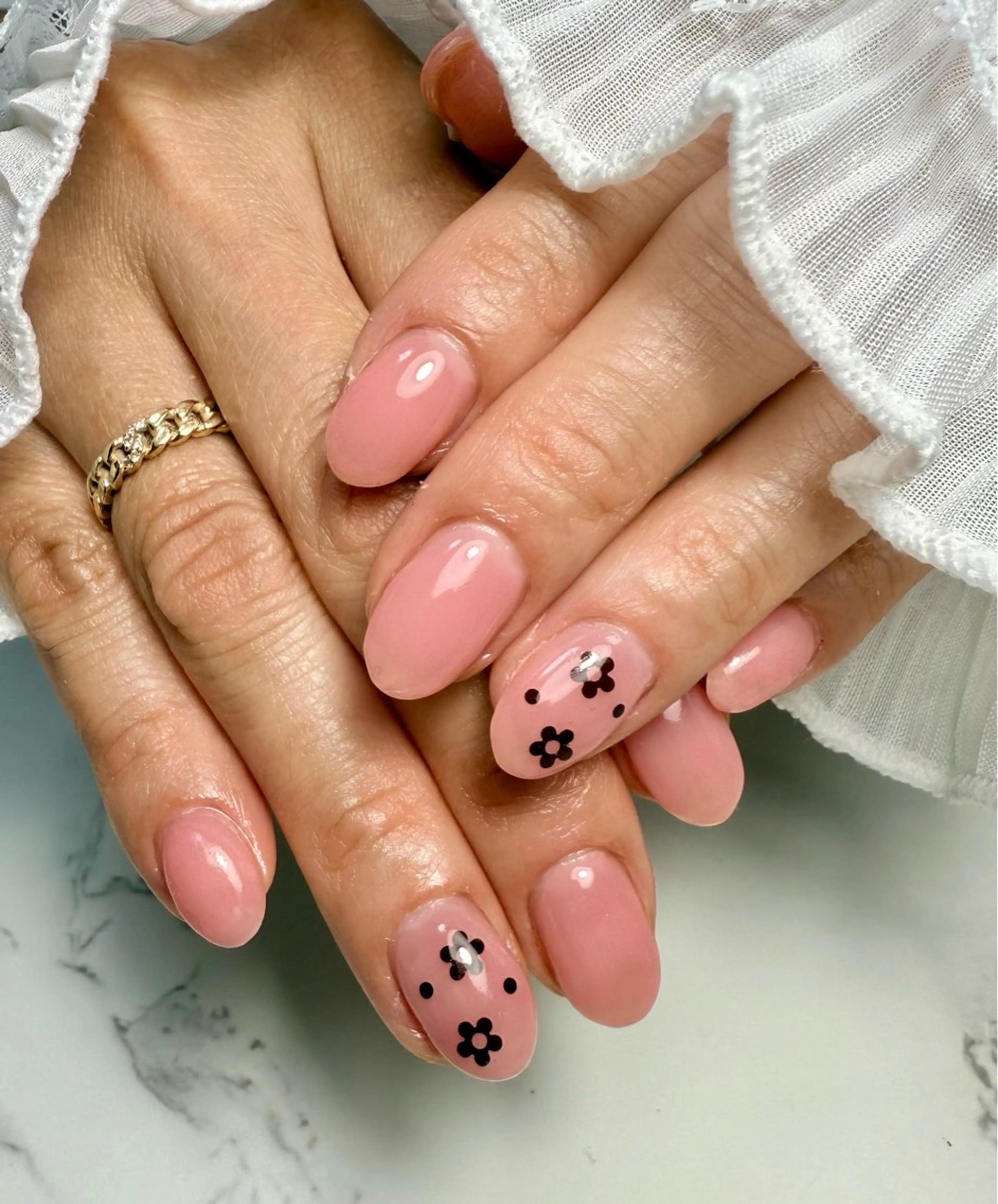 ネイル アートネイル チークネイル フレンチネイル 氷ネイル・うるうるネイル キラキラネイル M.N_ nailのネイルデザイン