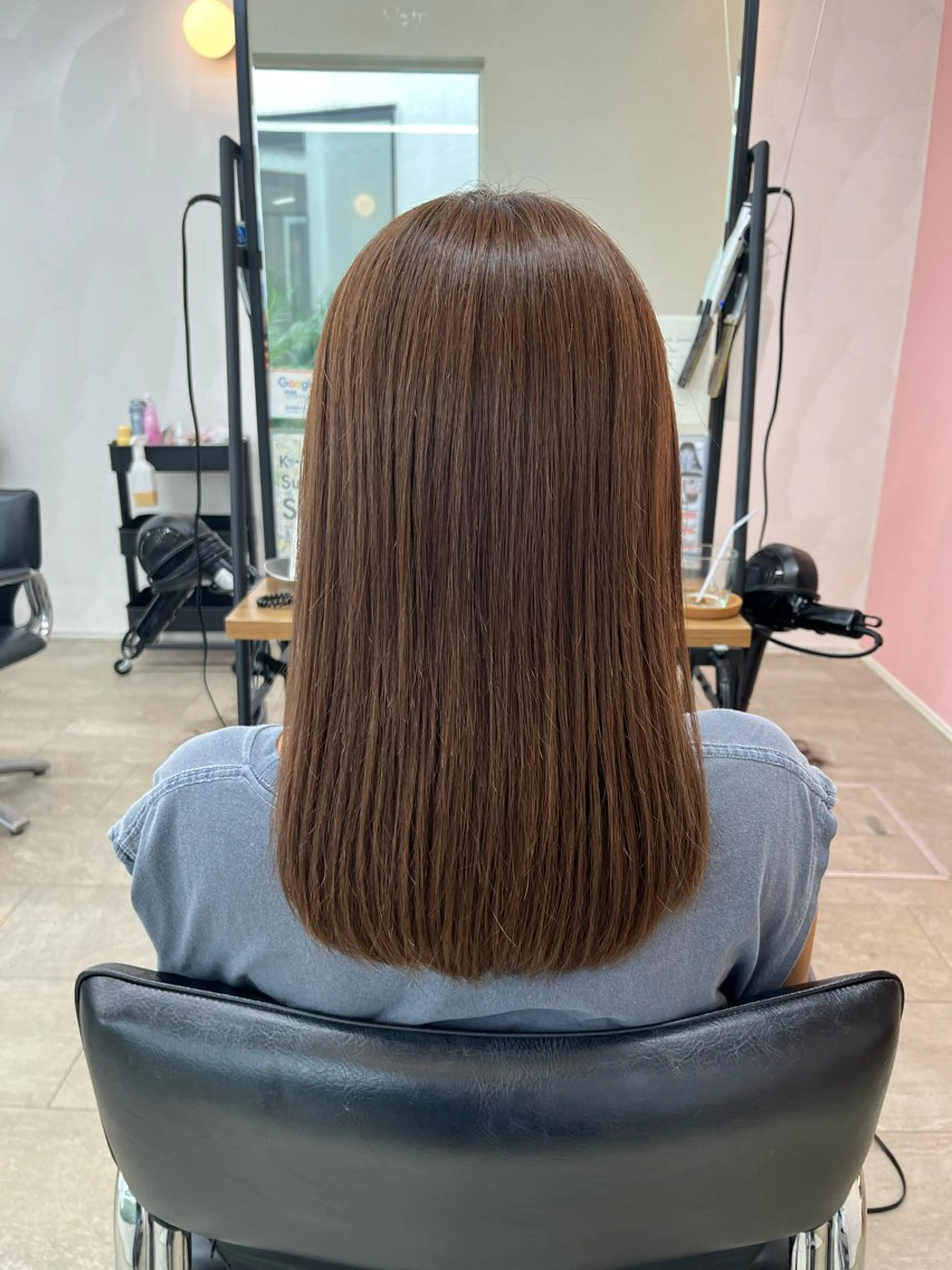 【世界一傷ませない】カット＋超高濃度水素ケアカラーの写真