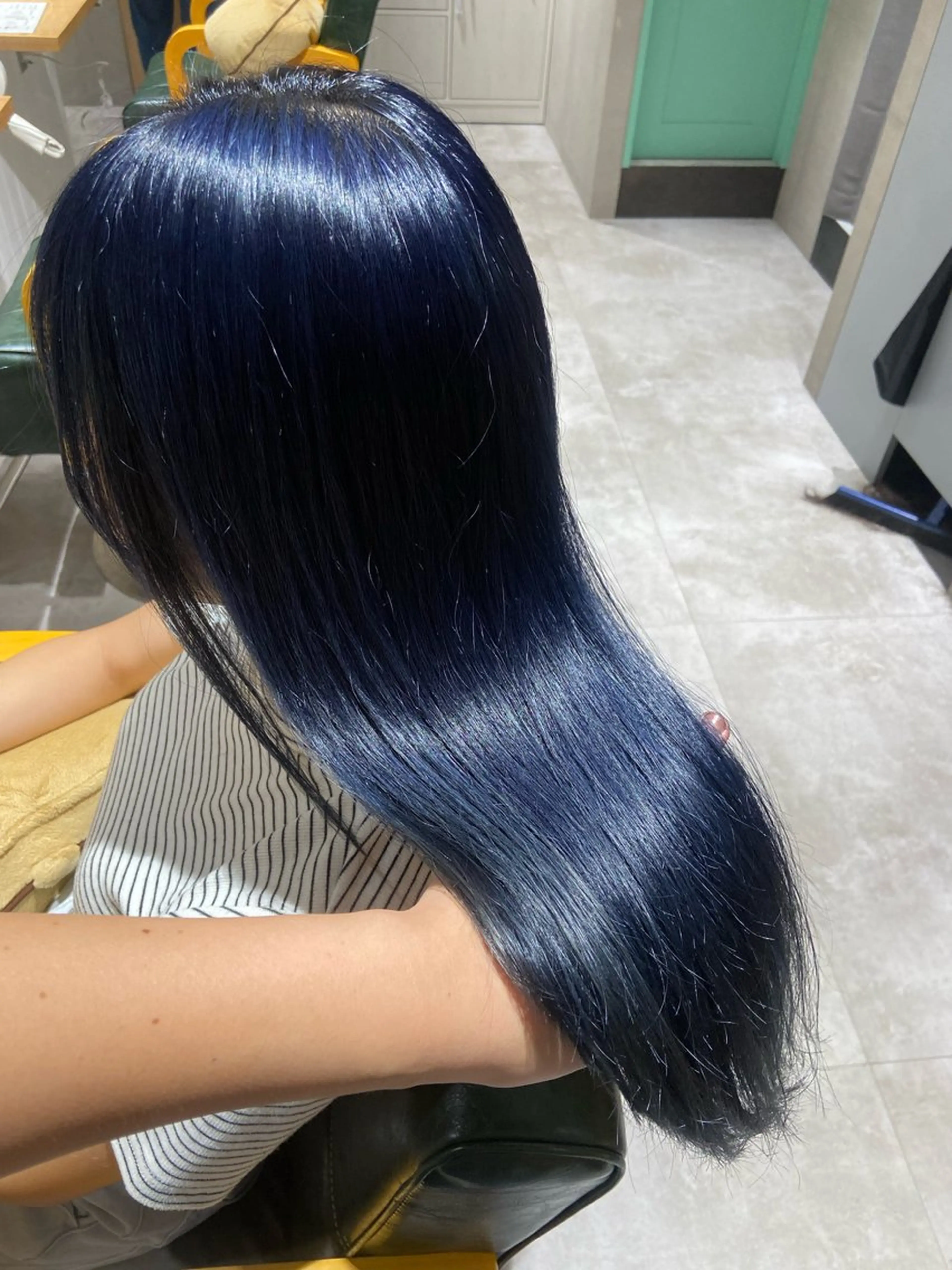 セミロング カラー 髪質改善/オオイシ ナツミのヘアスタイル