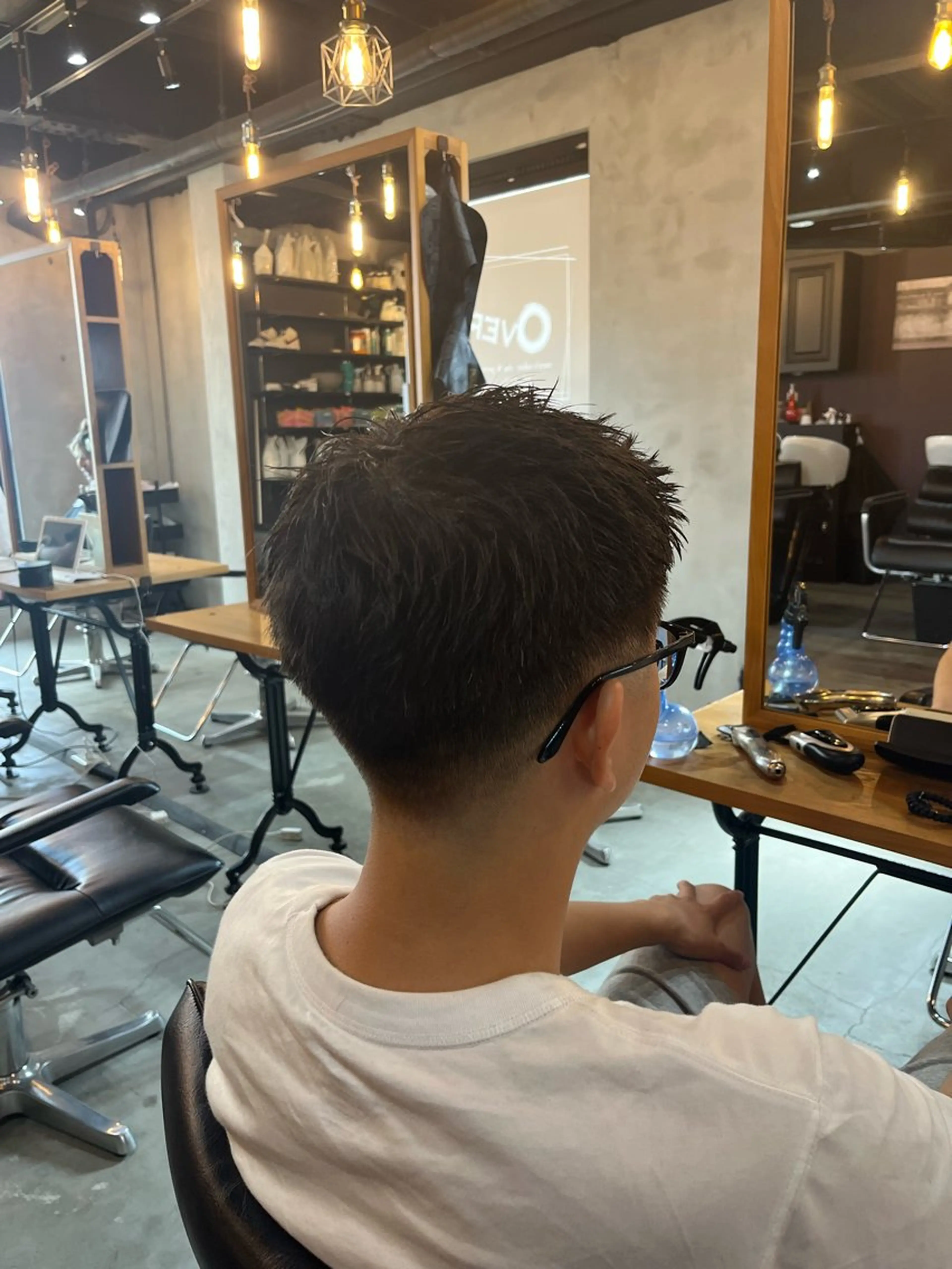 ショート メンズ アップバング カット 長島勇斗 💈メンズカット💈のヘアスタイル