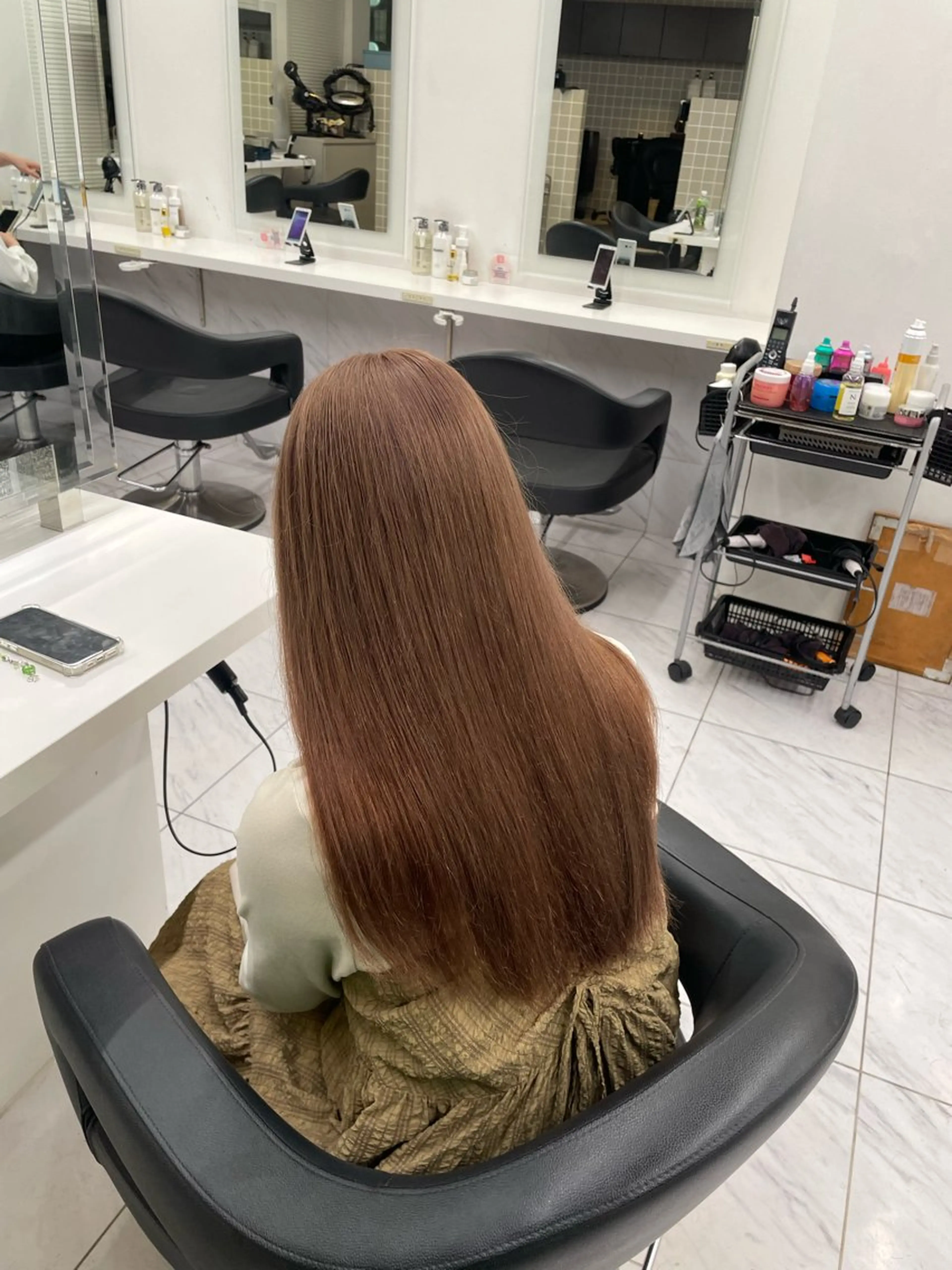 ロング カラー ヘアアレンジ ヘアカラー トリートメント ヘアセット 💗横浜美容室 💗HARUNAのヘアスタイル