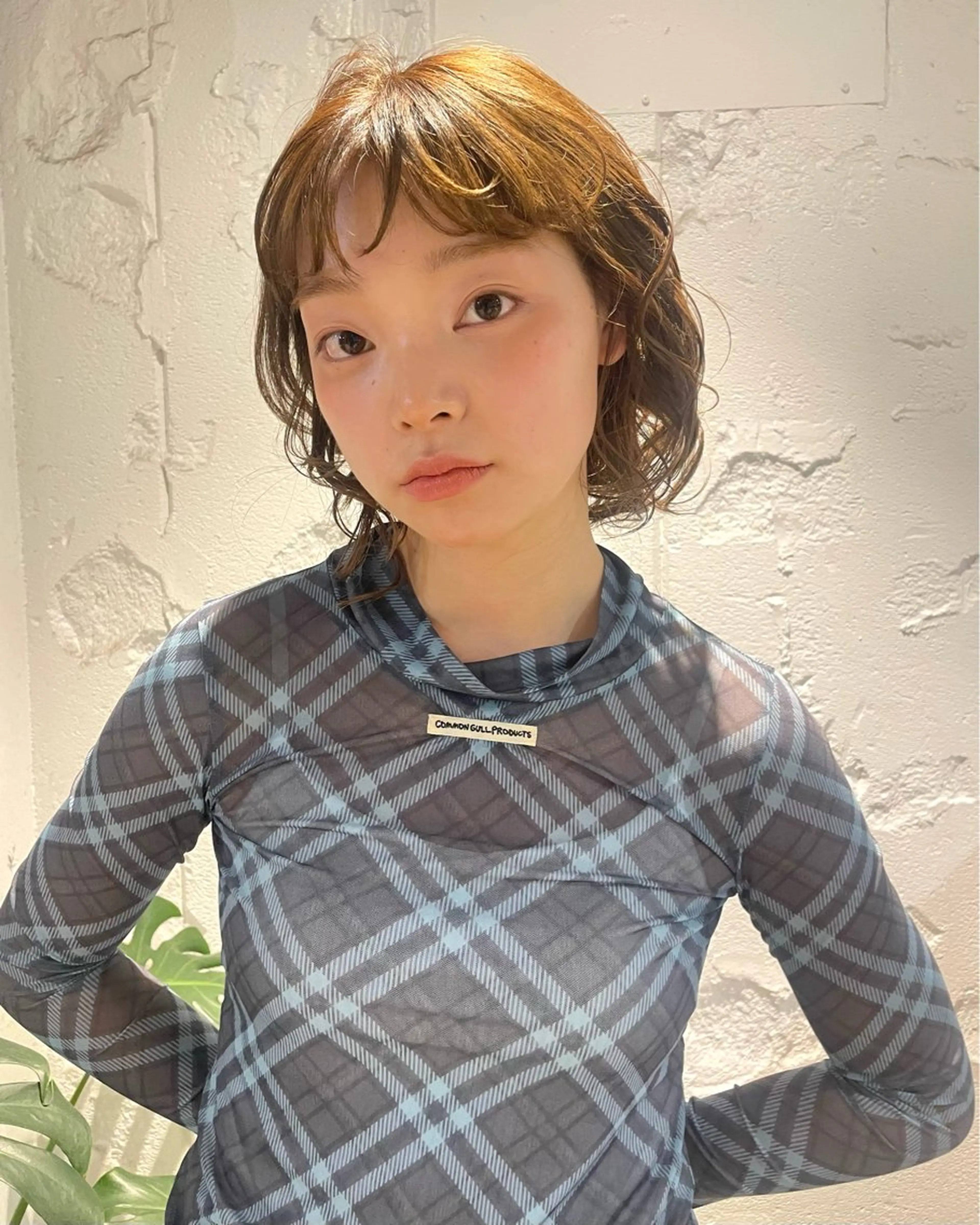 カラー ハイトーンカラー🎀 小野百葉のヘアスタイル