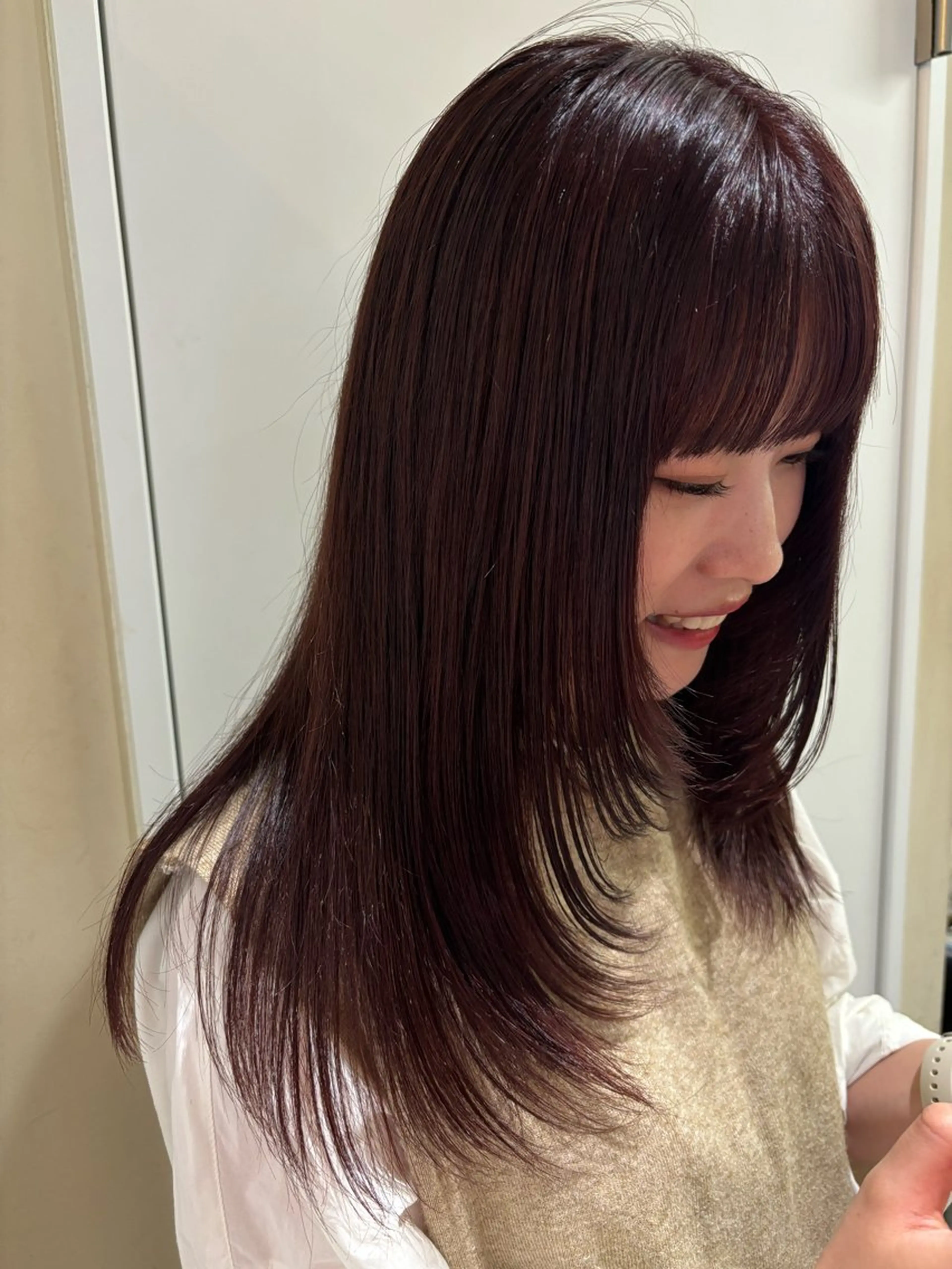 セミロング カラー ヘアアレンジ カット ヘアカラー トリートメント 🐕kato Mizuki🐕のヘアスタイル