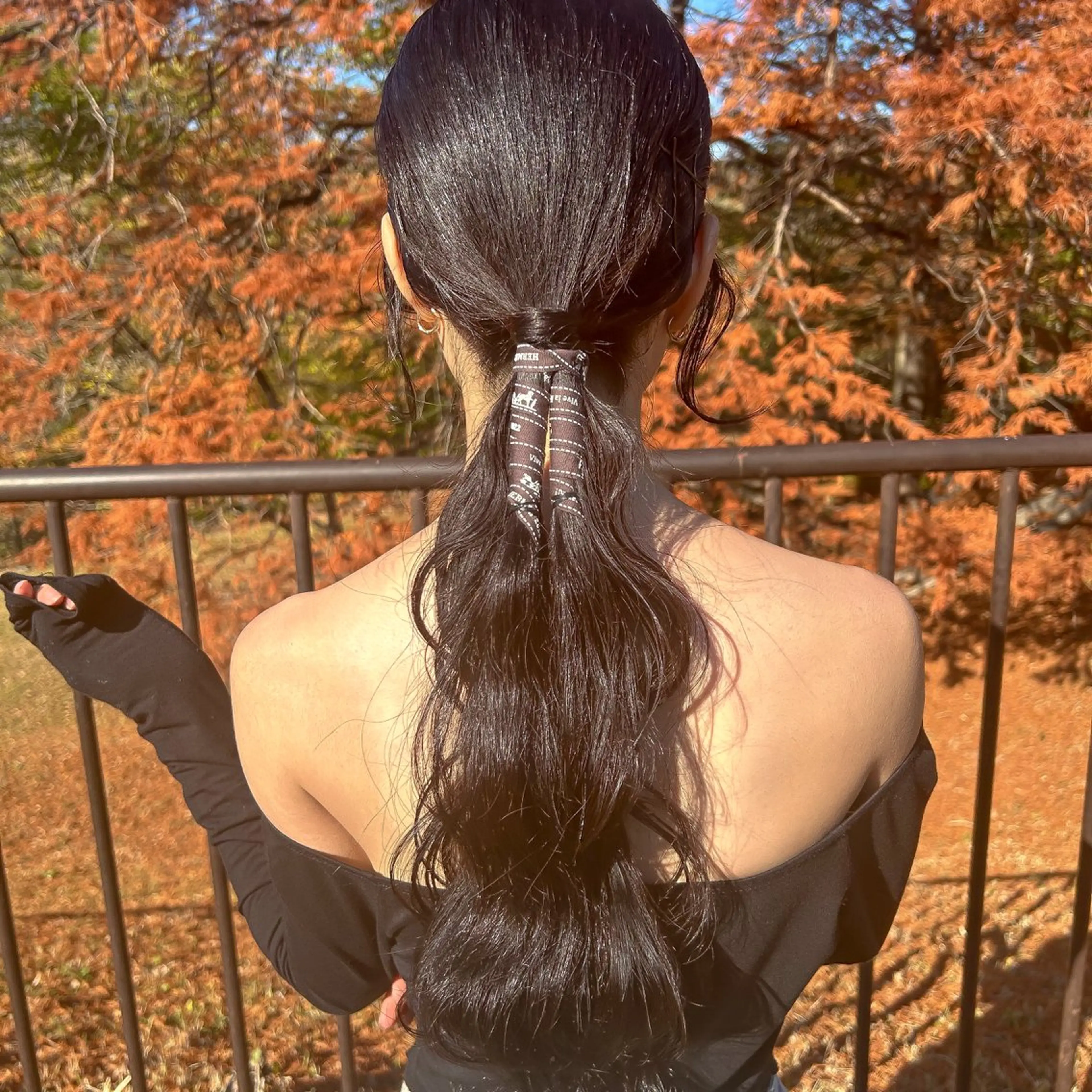 ロング ヘアアレンジ ポニーテール ヘアセット 飯塚 沙衣のヘアスタイル