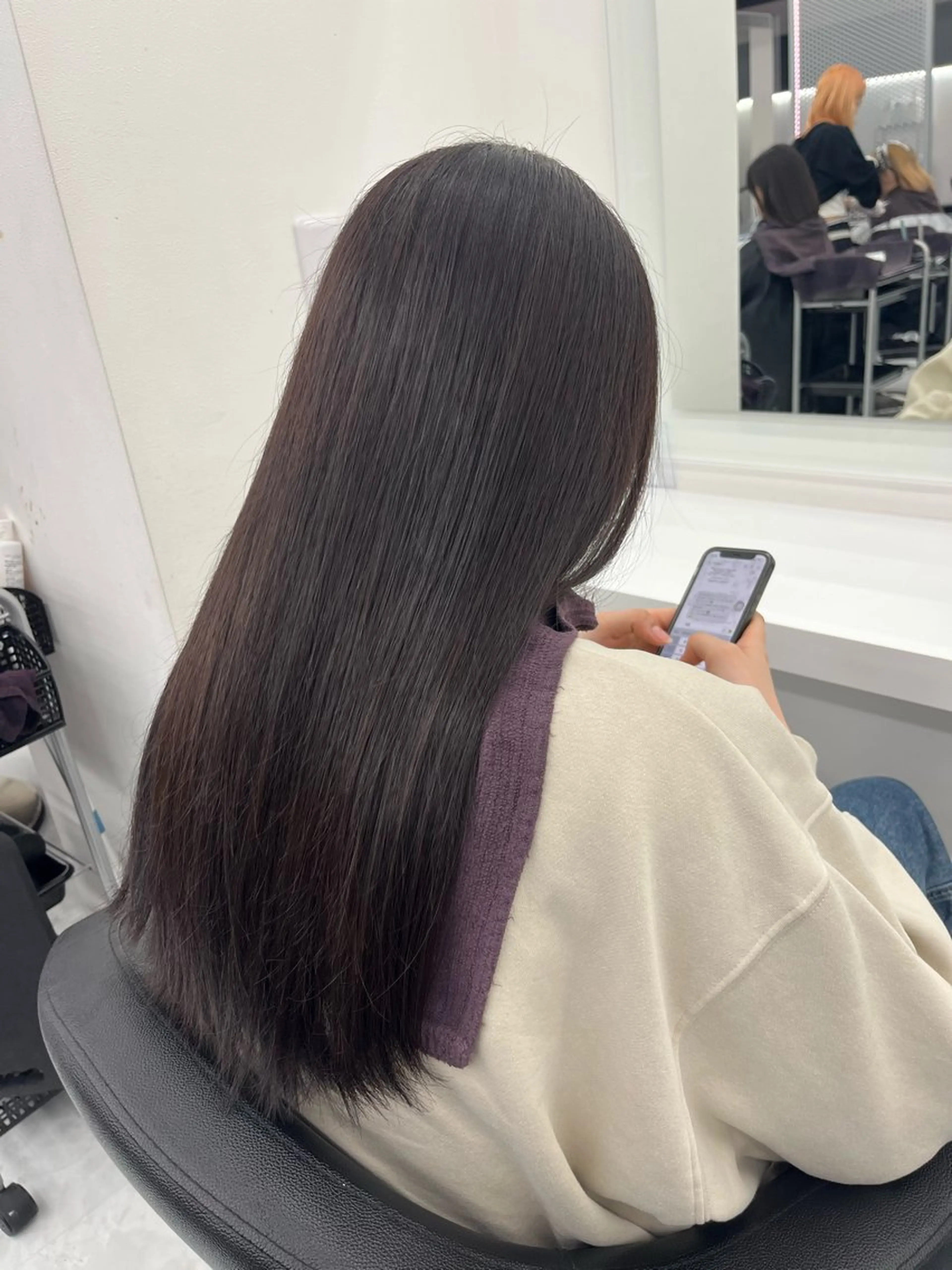 ロング カラー ブラウンカラー チョコレートブラウン ヘアカラー トリートメント 💖トレンド夏 カラー💖FUTAのヘアスタイル