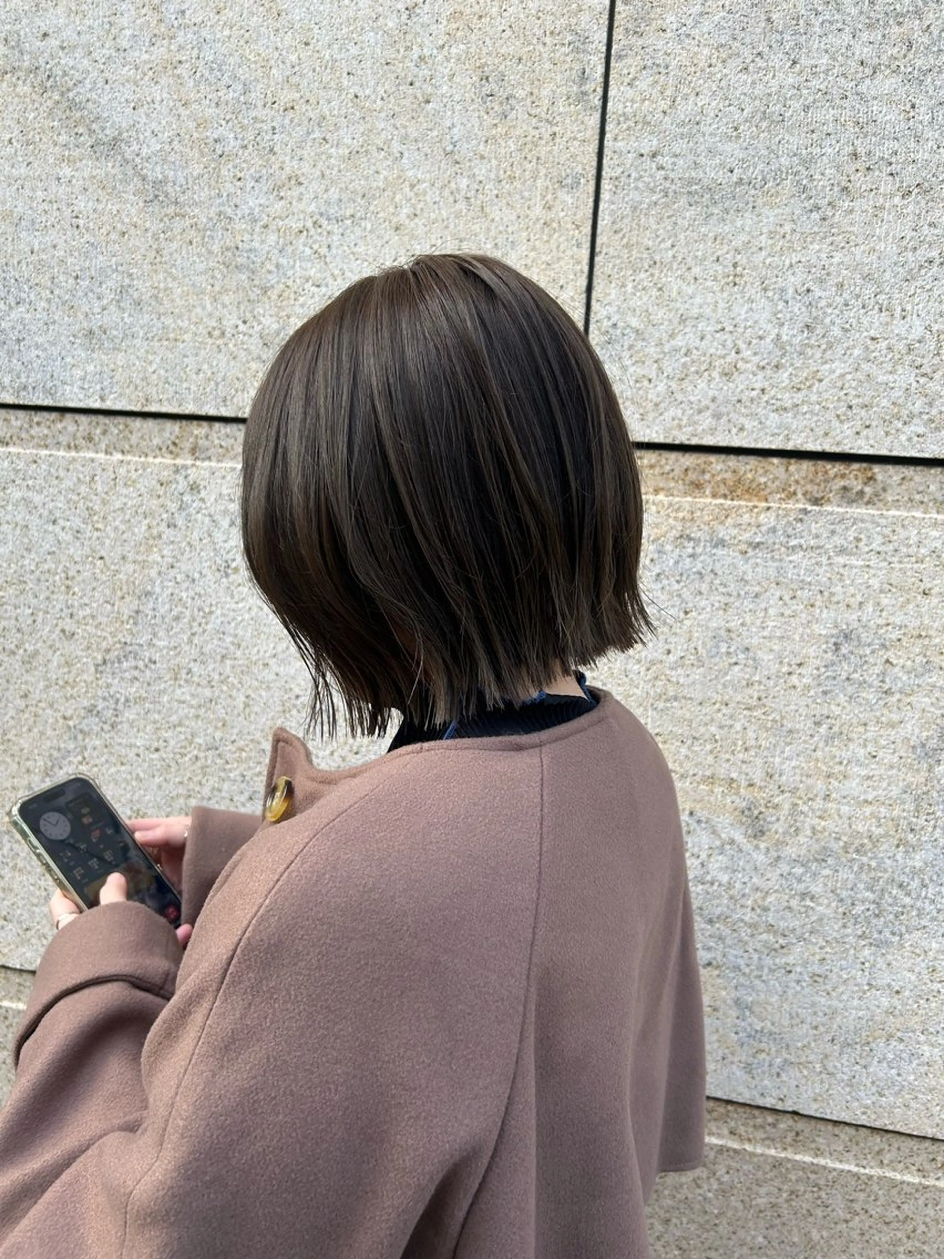 ショート カラー ショートボブ アッシュ ボブ くびれヘア 顔周りカット 艶カラー吉祥寺🌸 KAZUEのヘアスタイル