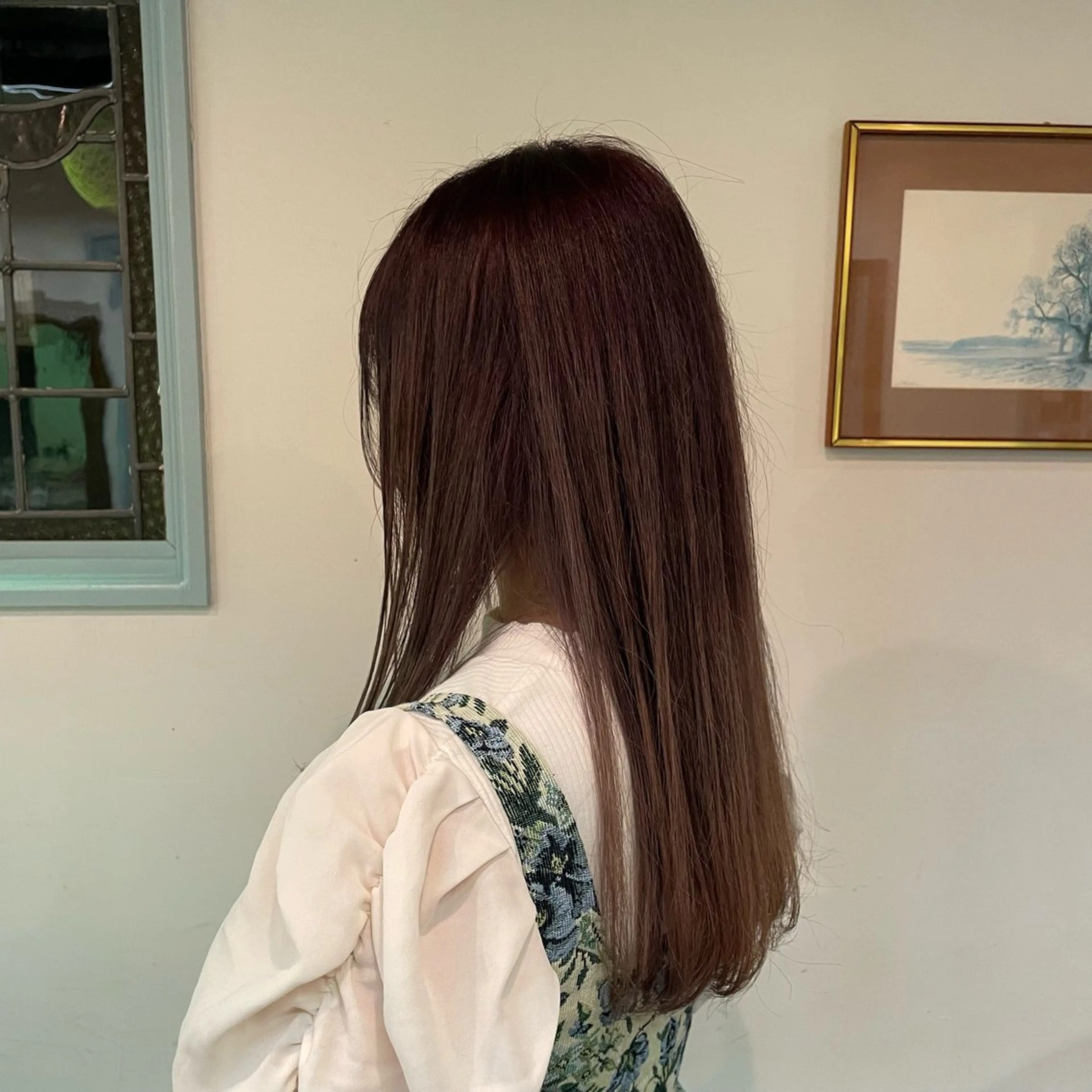 カラー グラデーションカラー ピンクカラー THE LAND所属・釘町 恵美里のヘアスタイル