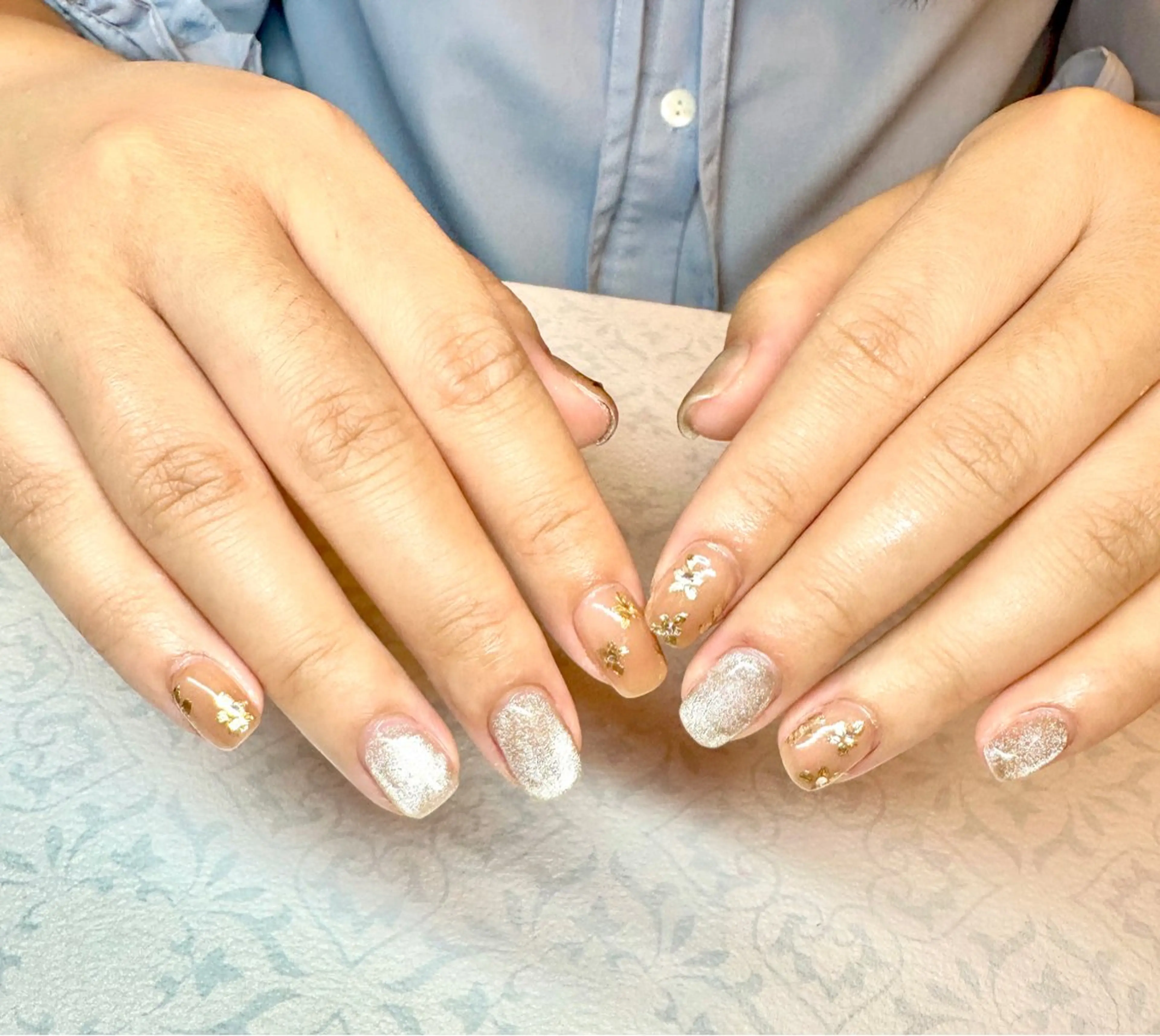 ネイル ミラーネイル Reauty NailSalonのネイルデザイン