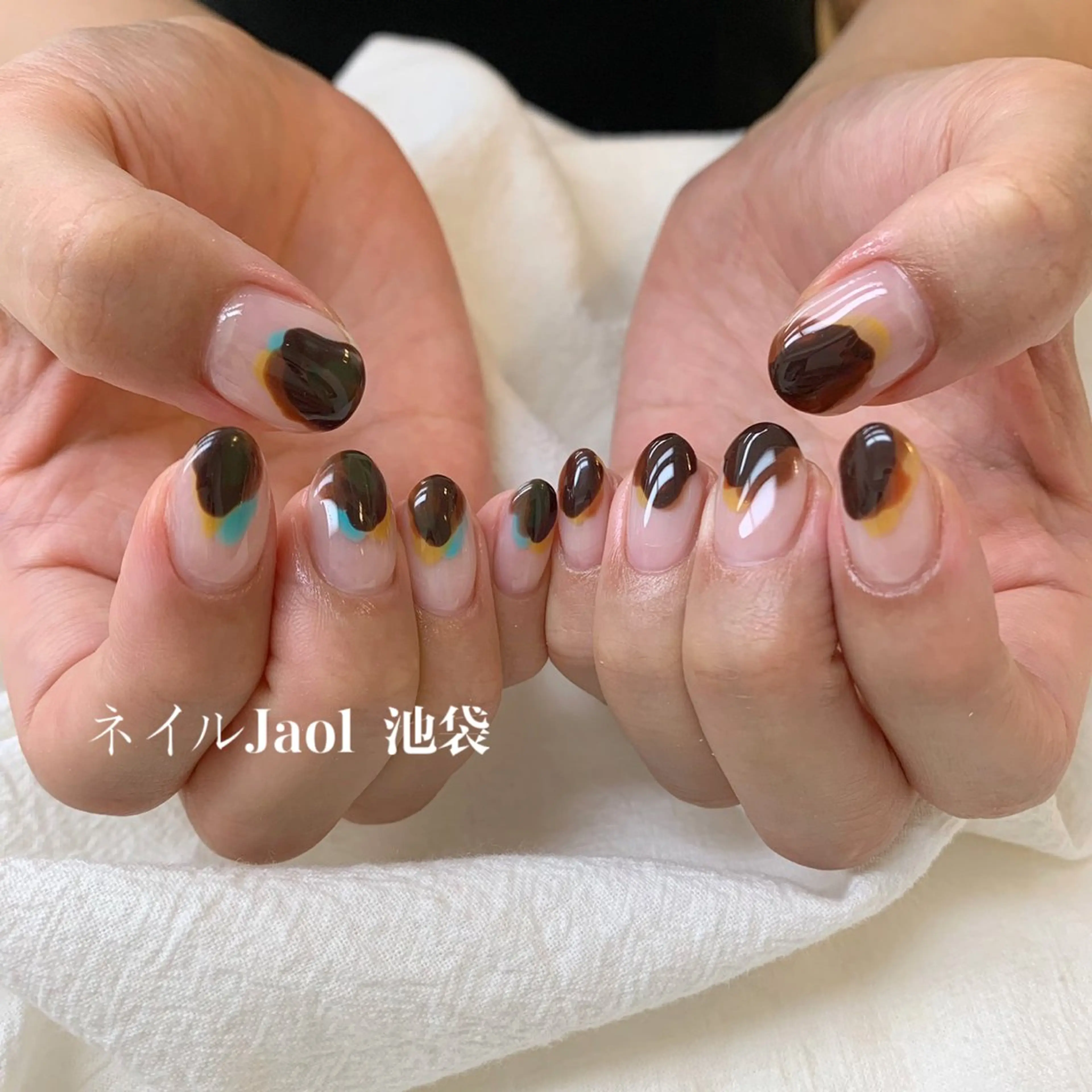 ミディアム ハンドネイル nail jaol池袋店所属・ネイルJaol 池袋のネイルデザイン