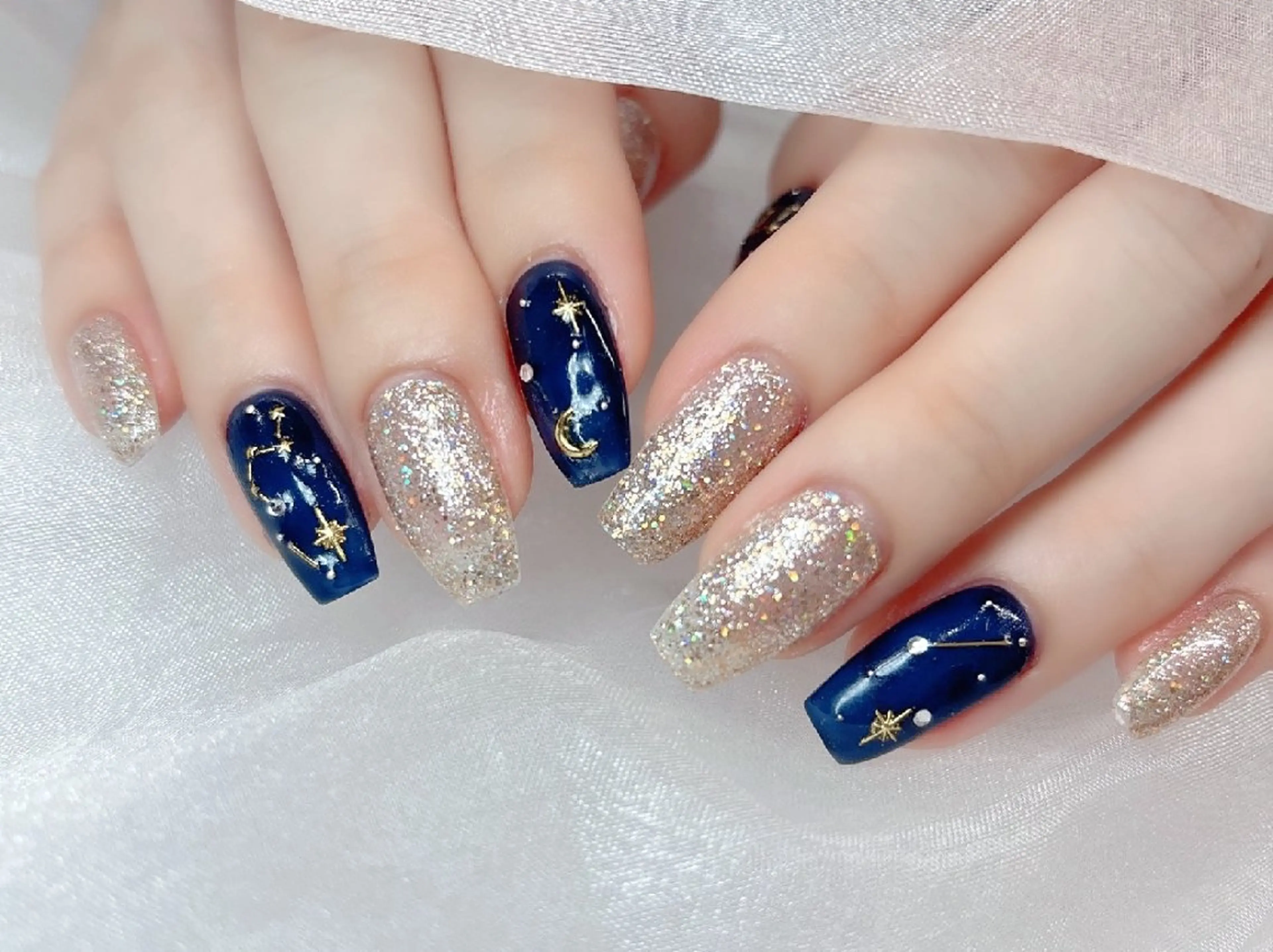 ネイル チークネイル 長さ出し フラッシュネイル フレンチネイル ジェルネイル Chouette Nailのネイルデザイン