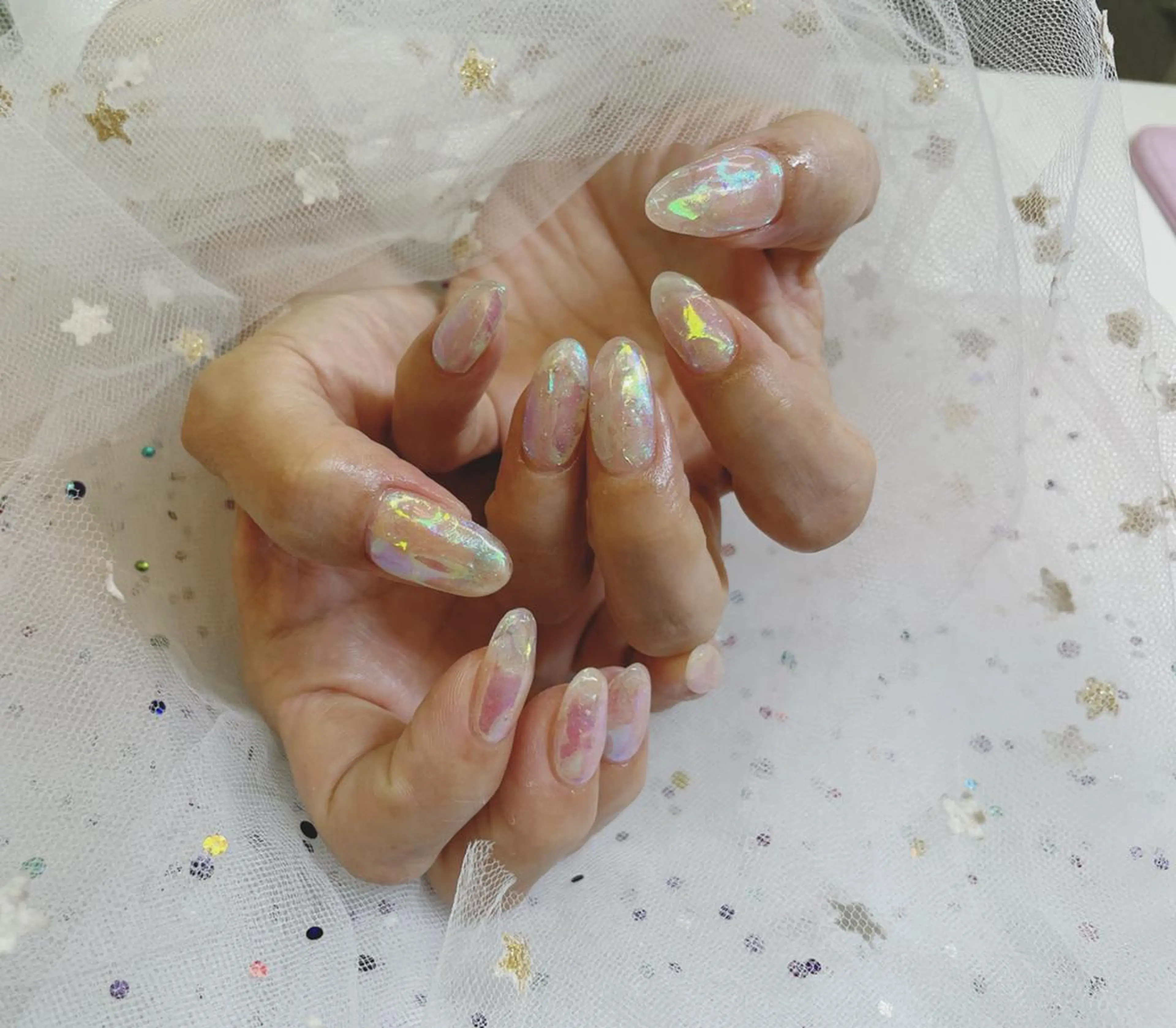 ネイル 🦋ネイルサロン ブラン🌈ゆりのネイルデザイン