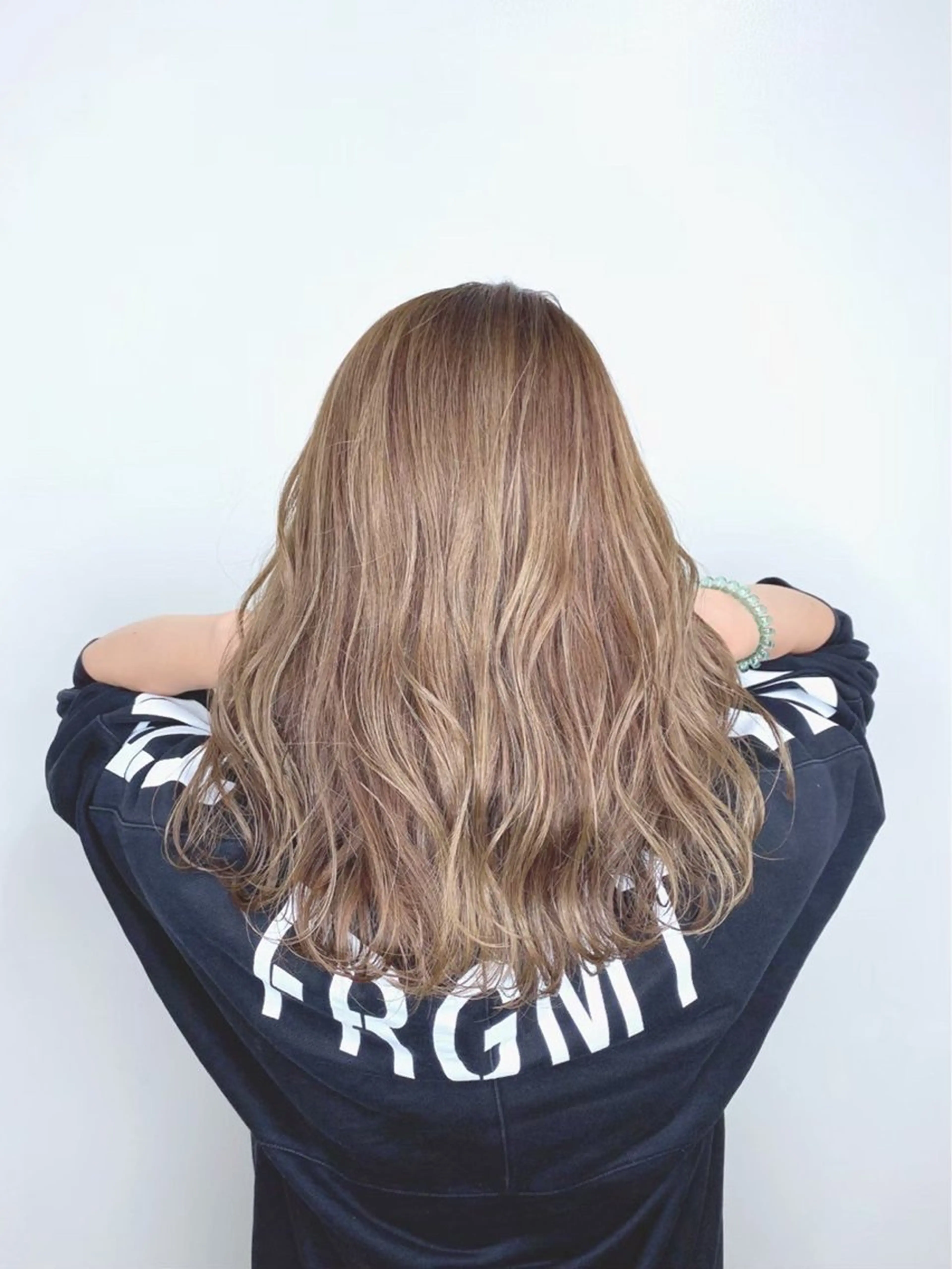 カラー ヘアセットを簡単に 🫧深井　花帆のヘアスタイル