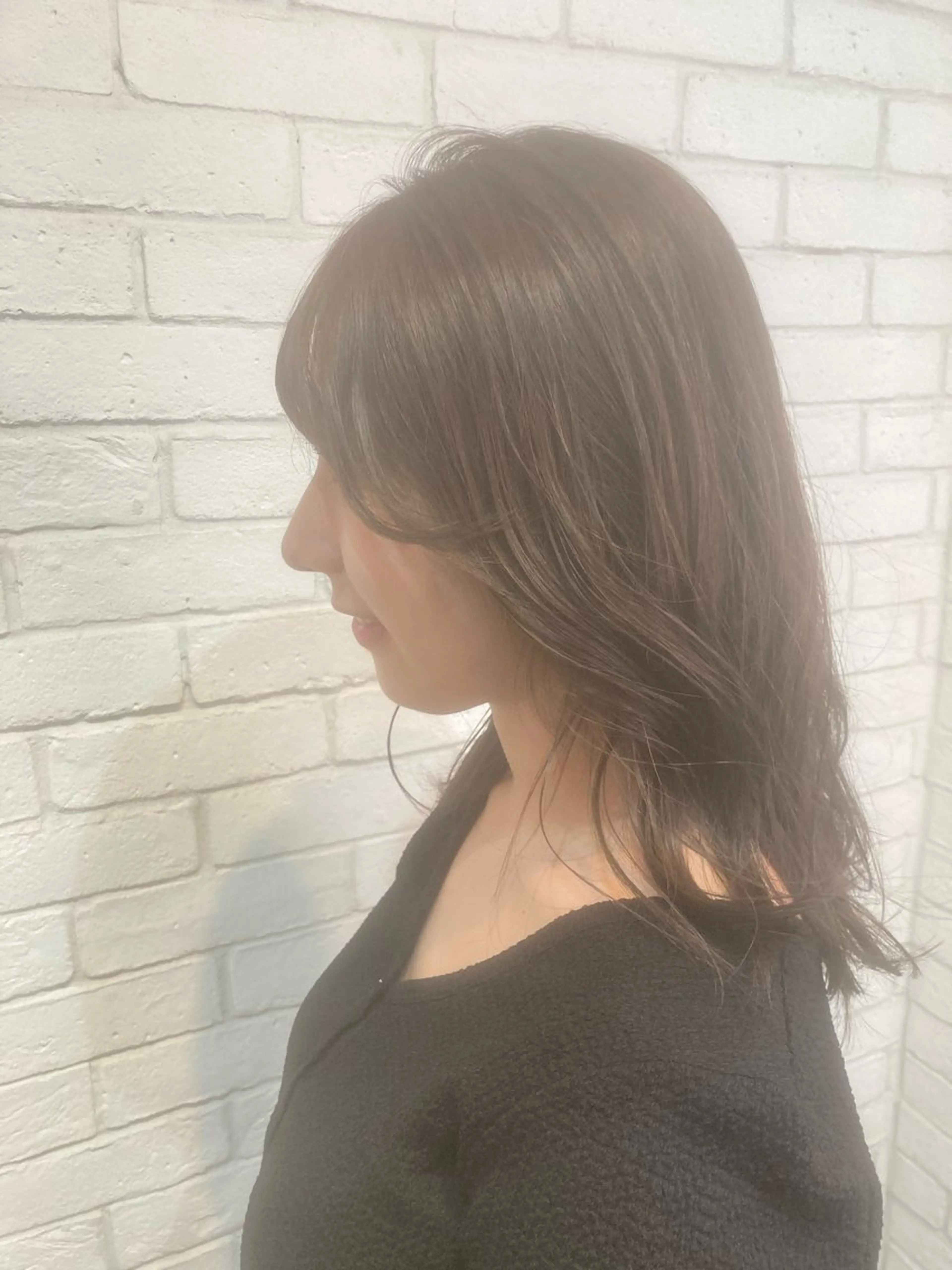 ミディアム カラー suzuki yukoのヘアスタイル