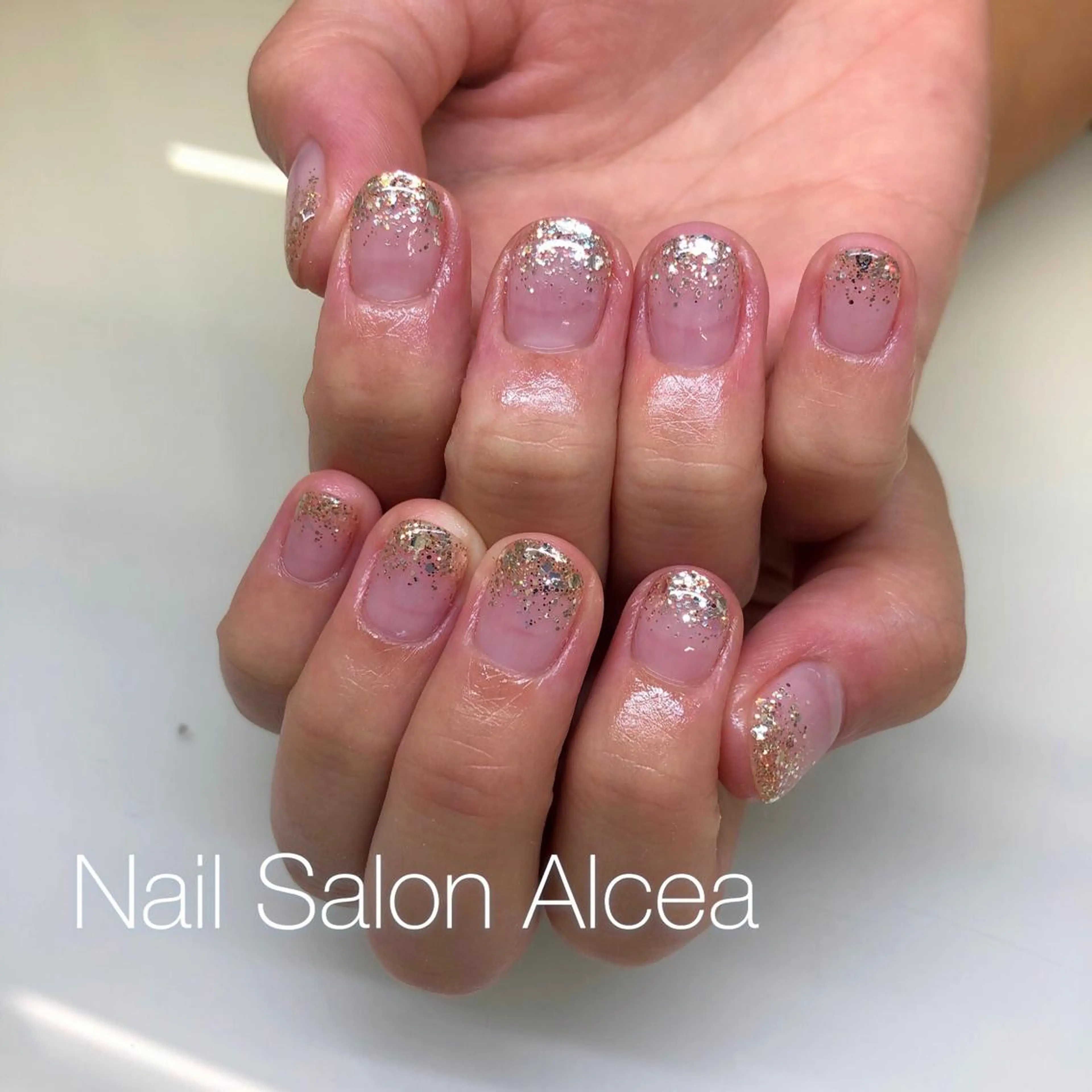 ネイル ラメ(グリッター) ラメグラデーション CHILO 木村のネイルデザイン