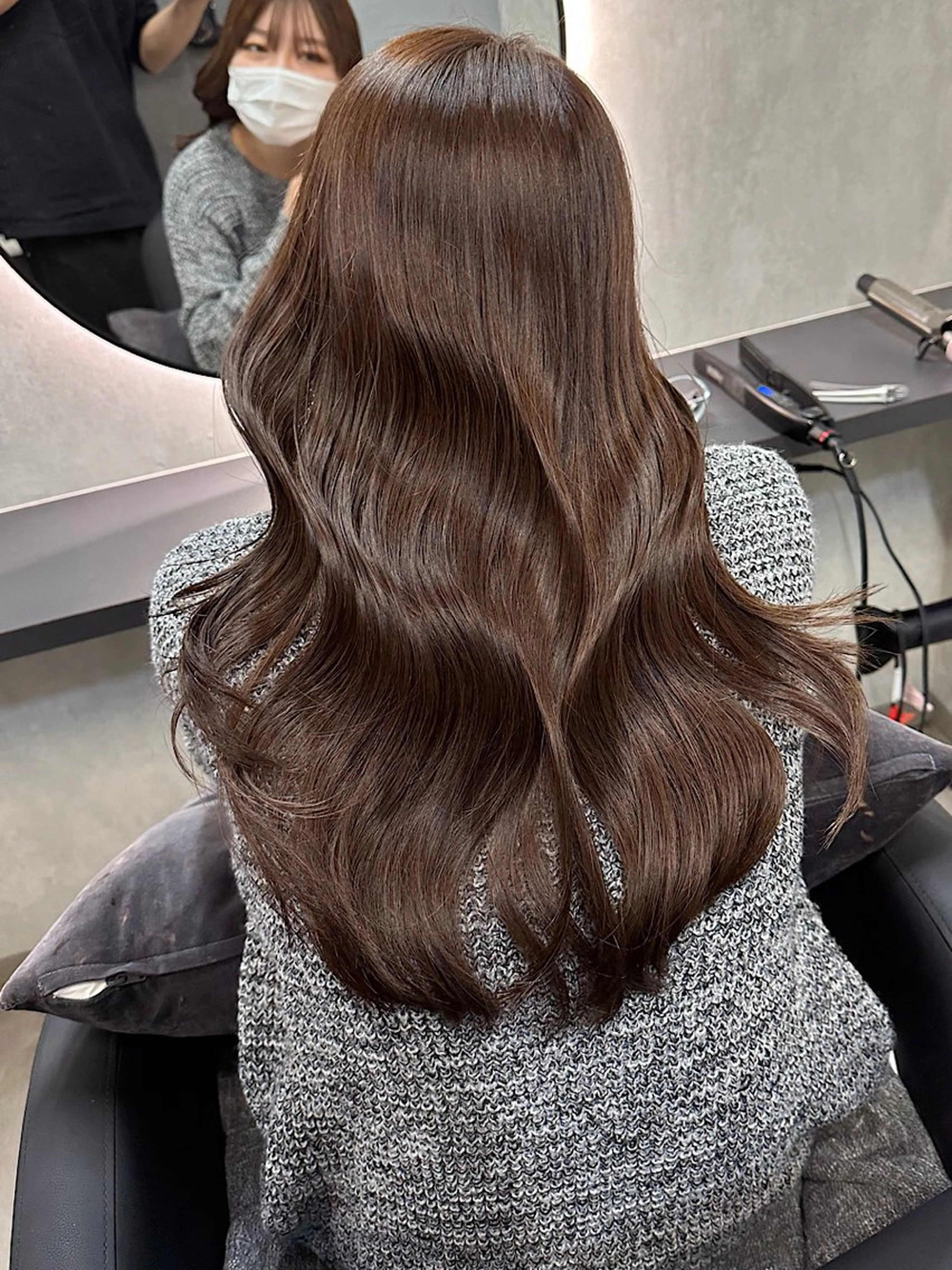 ロング カット ヘアカラー トリートメント 新宿No.1艶髪矯正 美艶カラー/FUKAのヘアスタイル