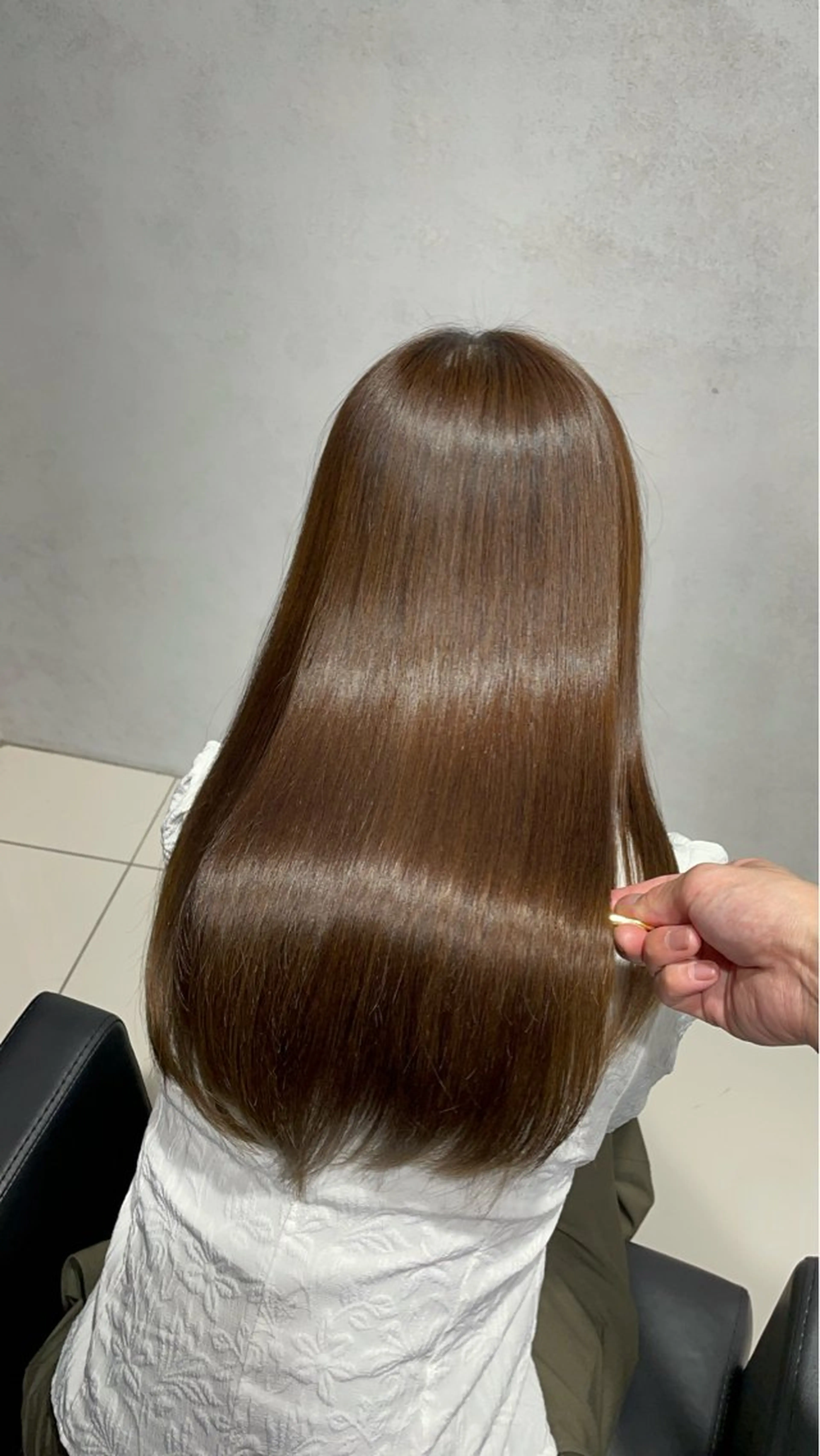 ロング カット 縮毛矯正 トリートメント ヘッドスパ ✨髪質改善✨美髪 矯正🫧小泉のヘアスタイル