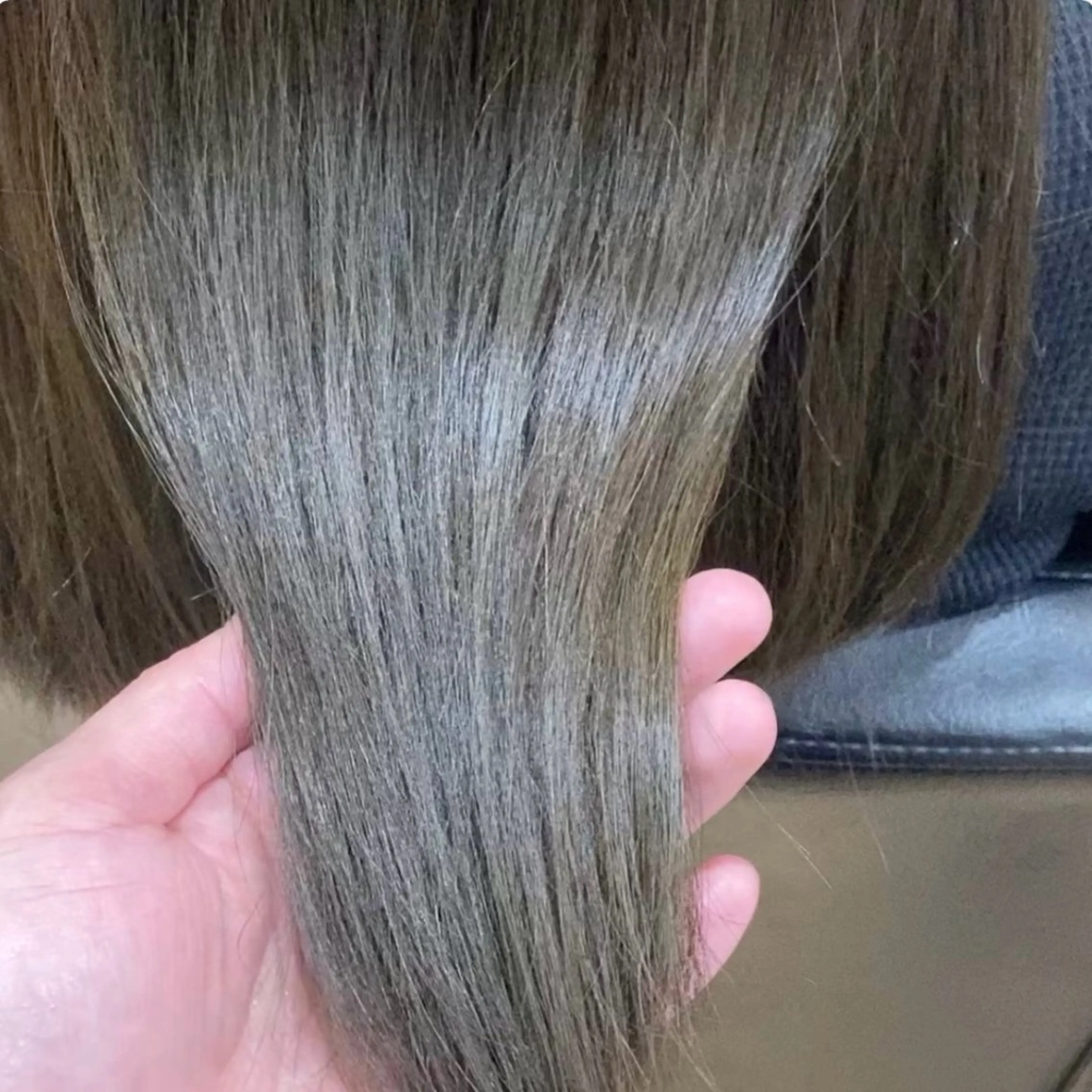 セミロング カラー 髪質改善 カット ヘアカラー トリートメント 艶の専門店/髪質改善 ×酸熱カラー/KONのヘアスタイル