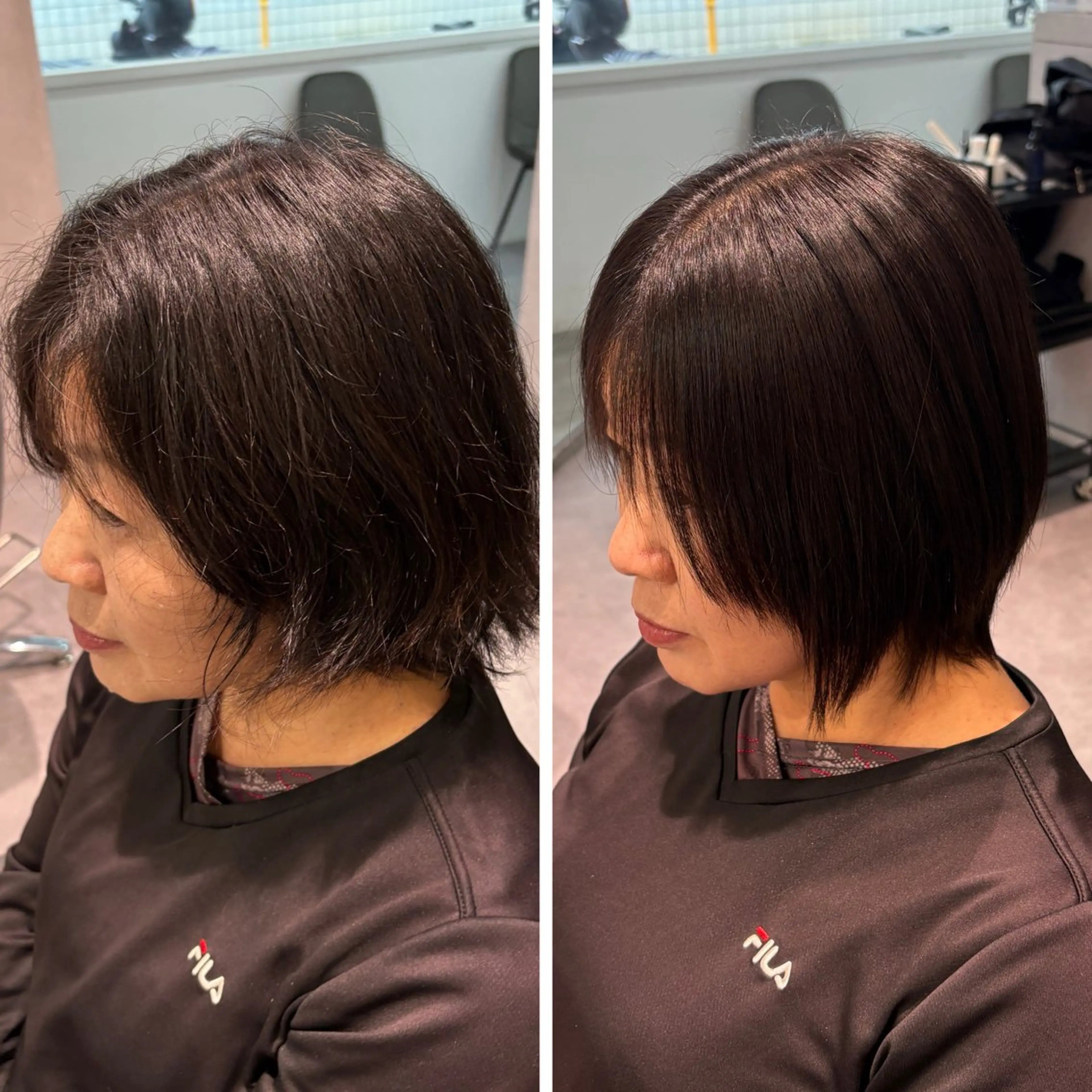 パーマ 縮毛矯正 濱口 健慎のヘアスタイル