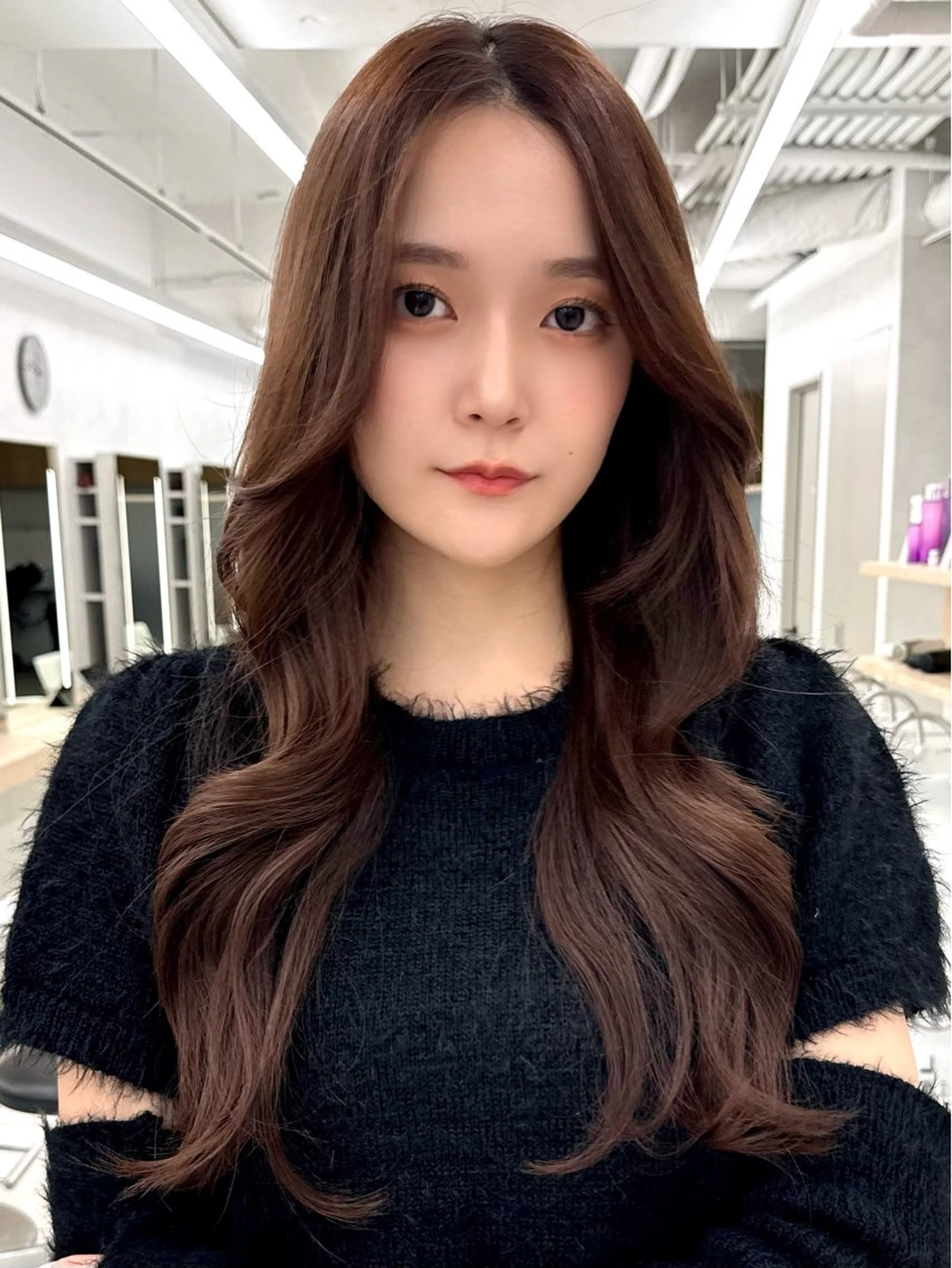 🔷【韓国風コテ巻きパーマ】🔷カット➕デジタルパーマ　🇰🇷韓国風レイヤーや韓国風くびれヘアが得意です🙆の写真