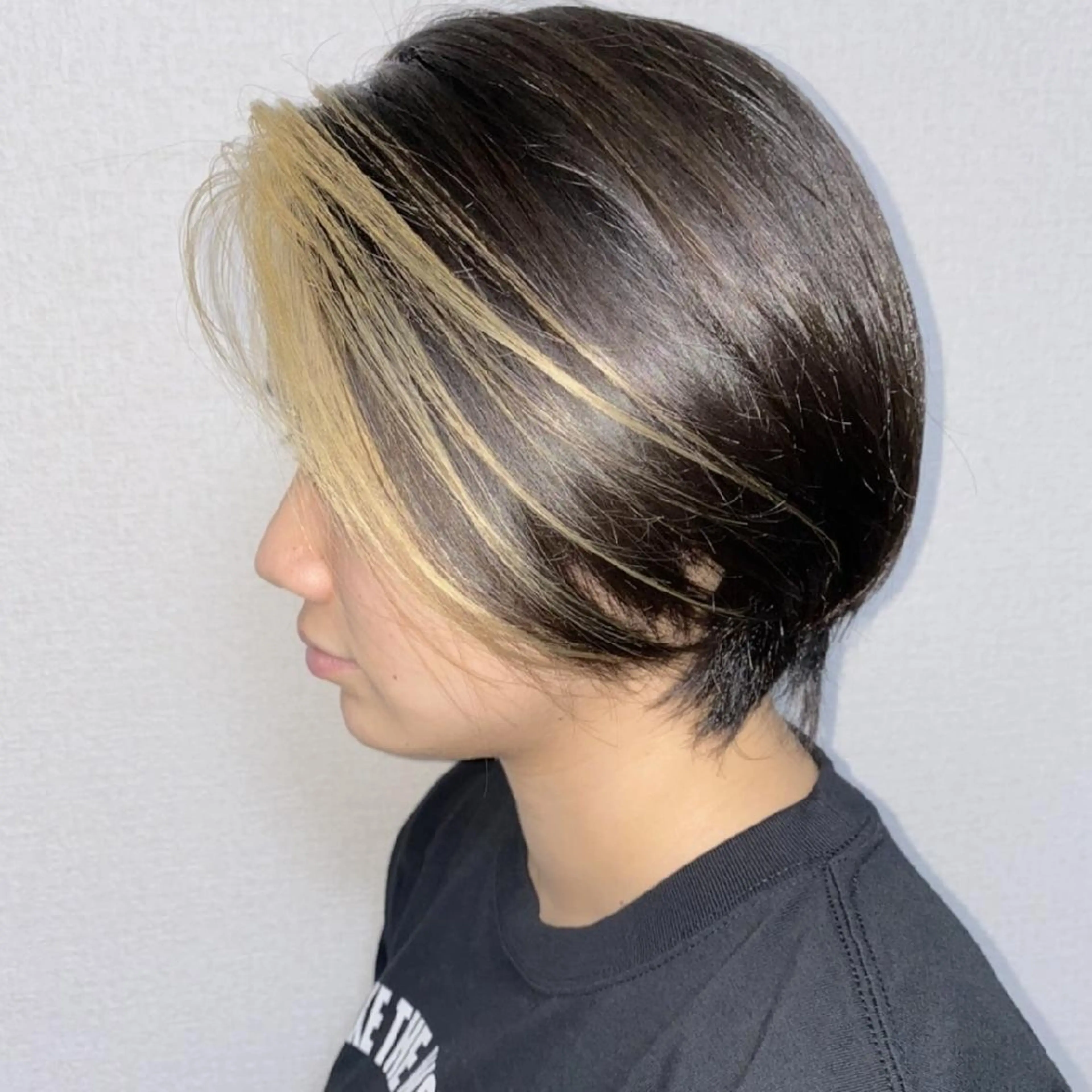 カラー ショート ヘアアレンジ ミストバング PRIVATE SALON EYES所属・EYES リアのマツエク・マツパデザイン