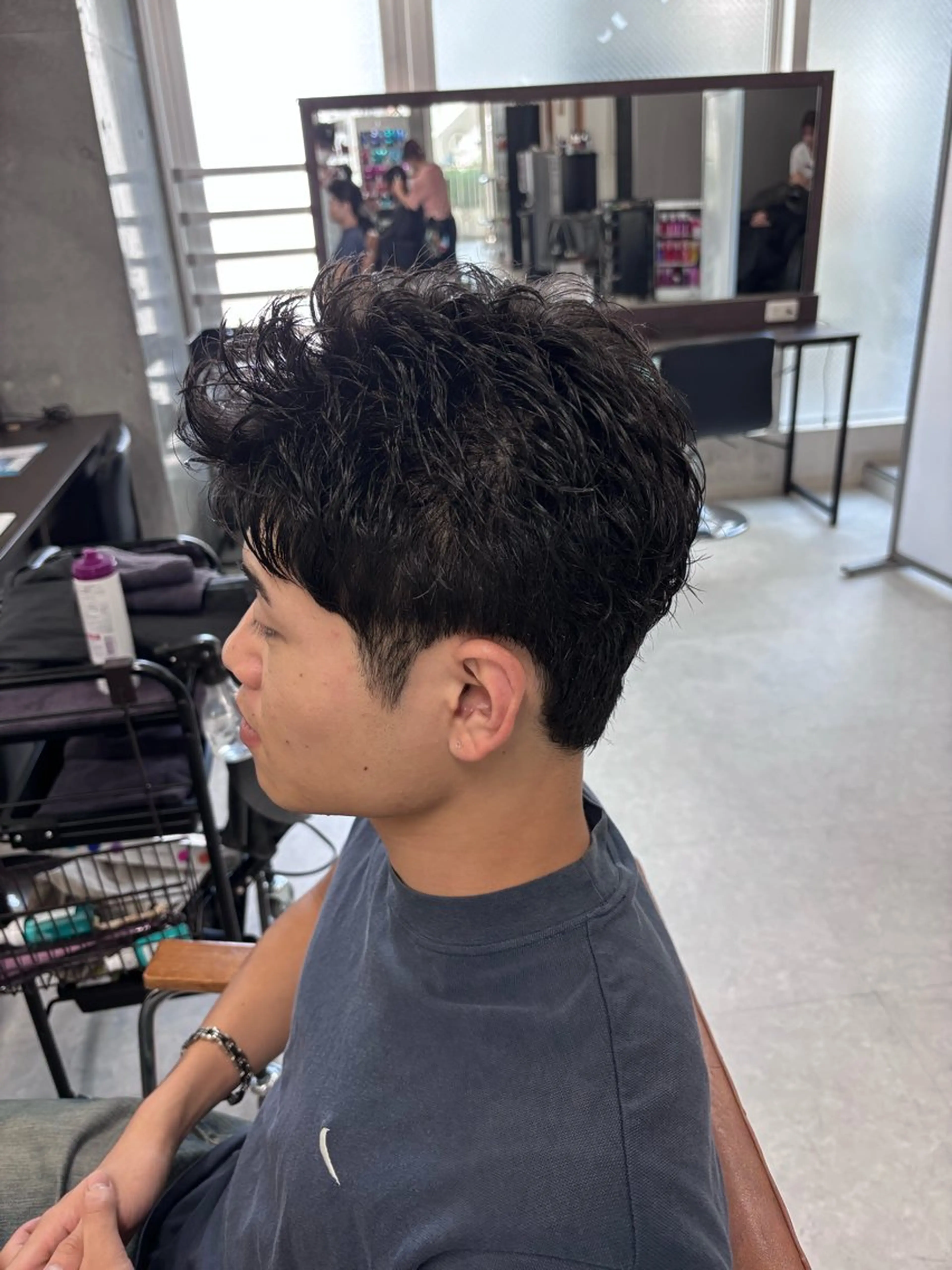 メンズ カット 韓国パーマ特化 🇰🇷yutoのヘアスタイル