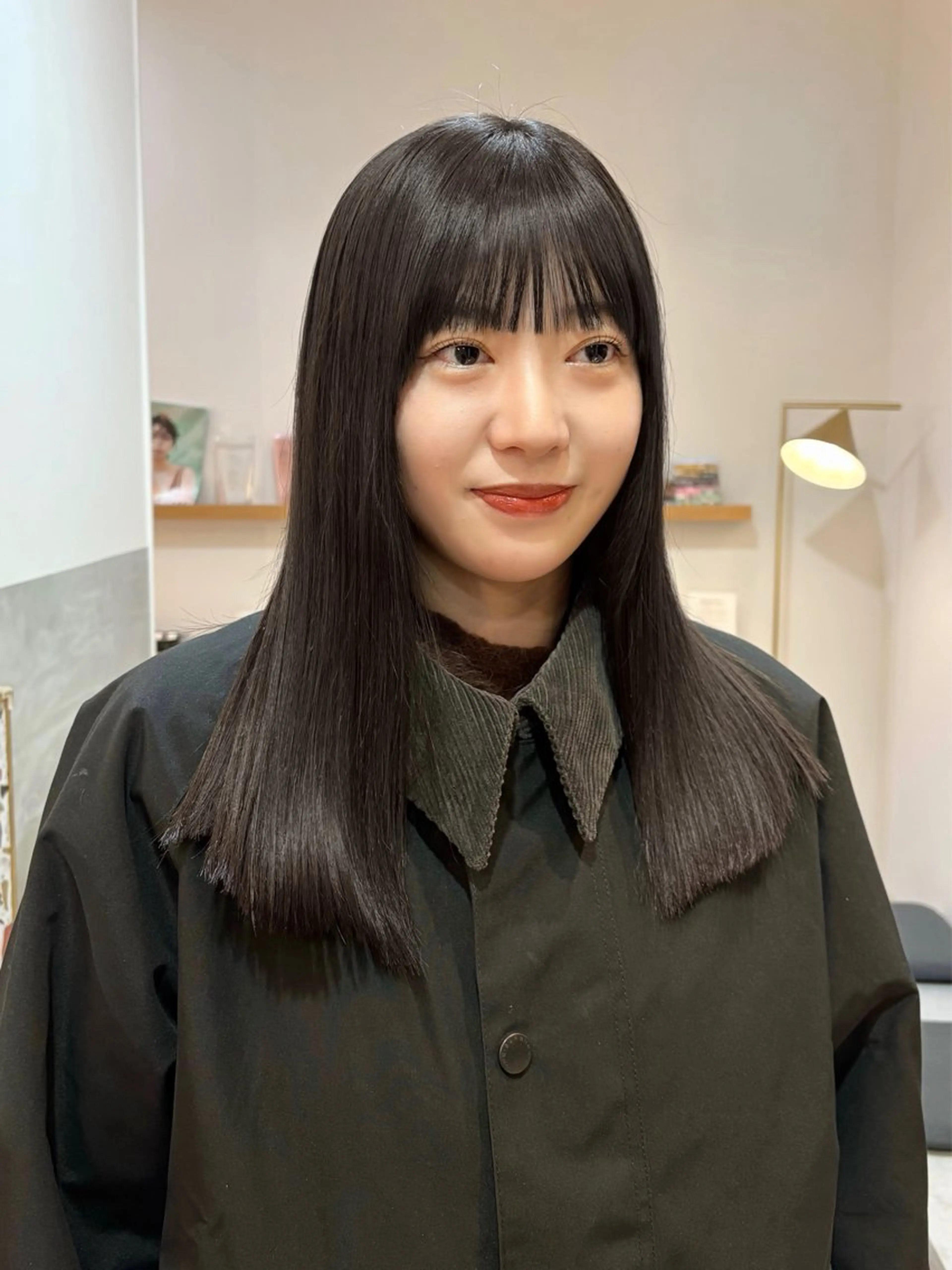 ロング カット ヘアカラー トリートメント 似合わせ/透明感 /レイヤー/りほ🤍のヘアスタイル