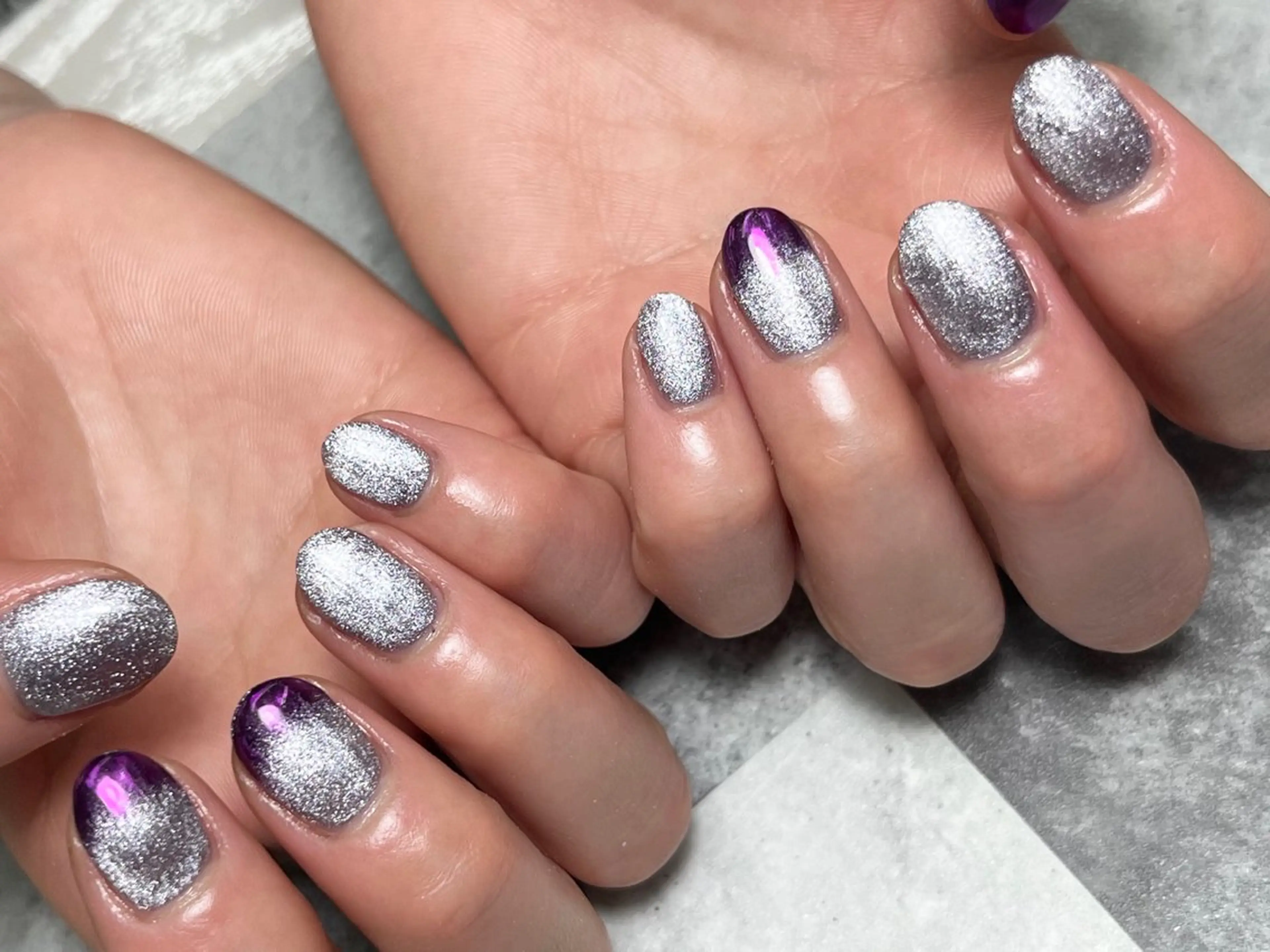 ネイル マグネットネイル ミラーネイル EYE &NAILDAYのマツエク・マツパデザイン