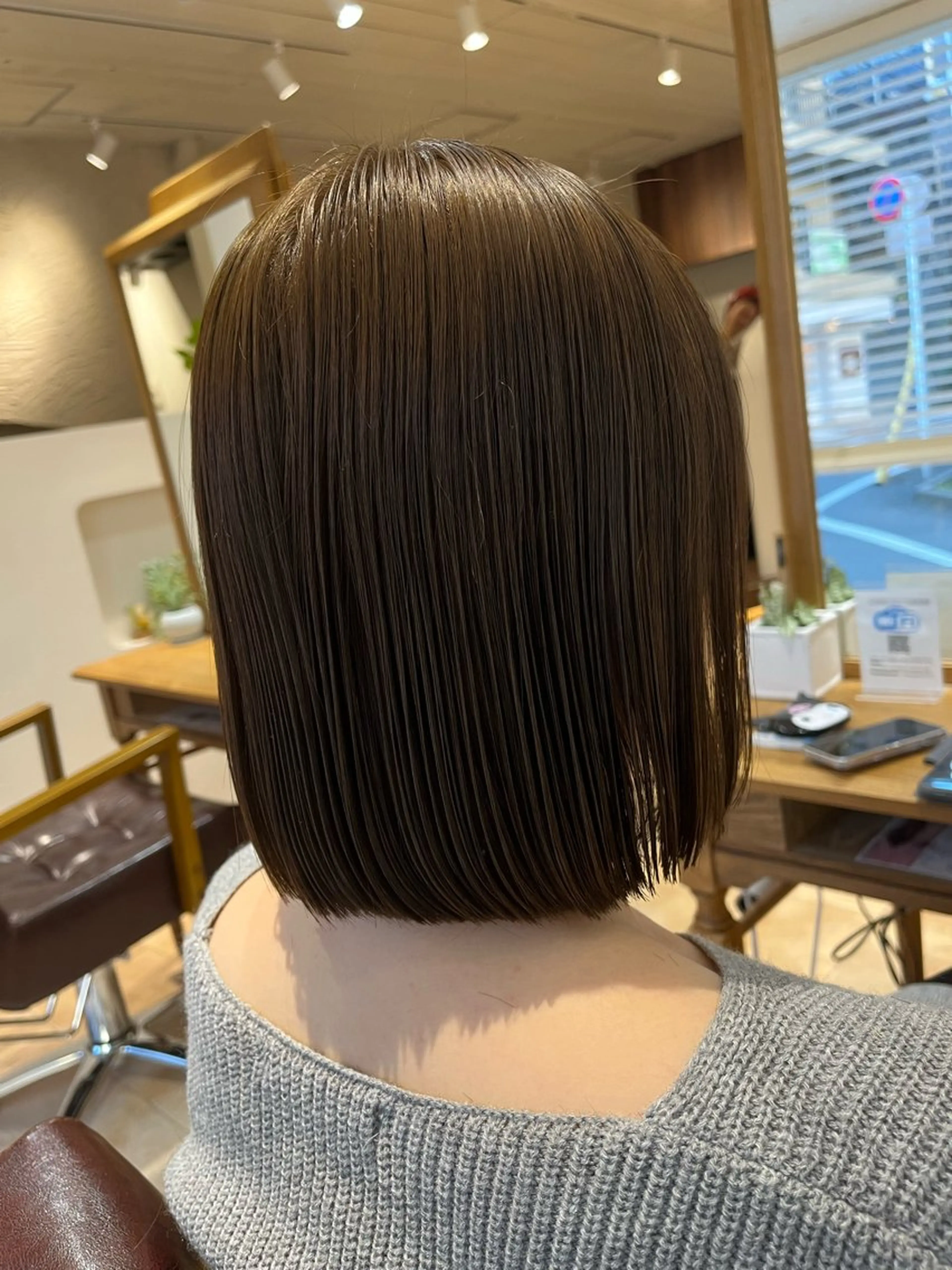 ミディアム カット ヘアカラー トリートメント 🌈透明感カラー🌈 🌟吉田祐介🌟のヘアスタイル