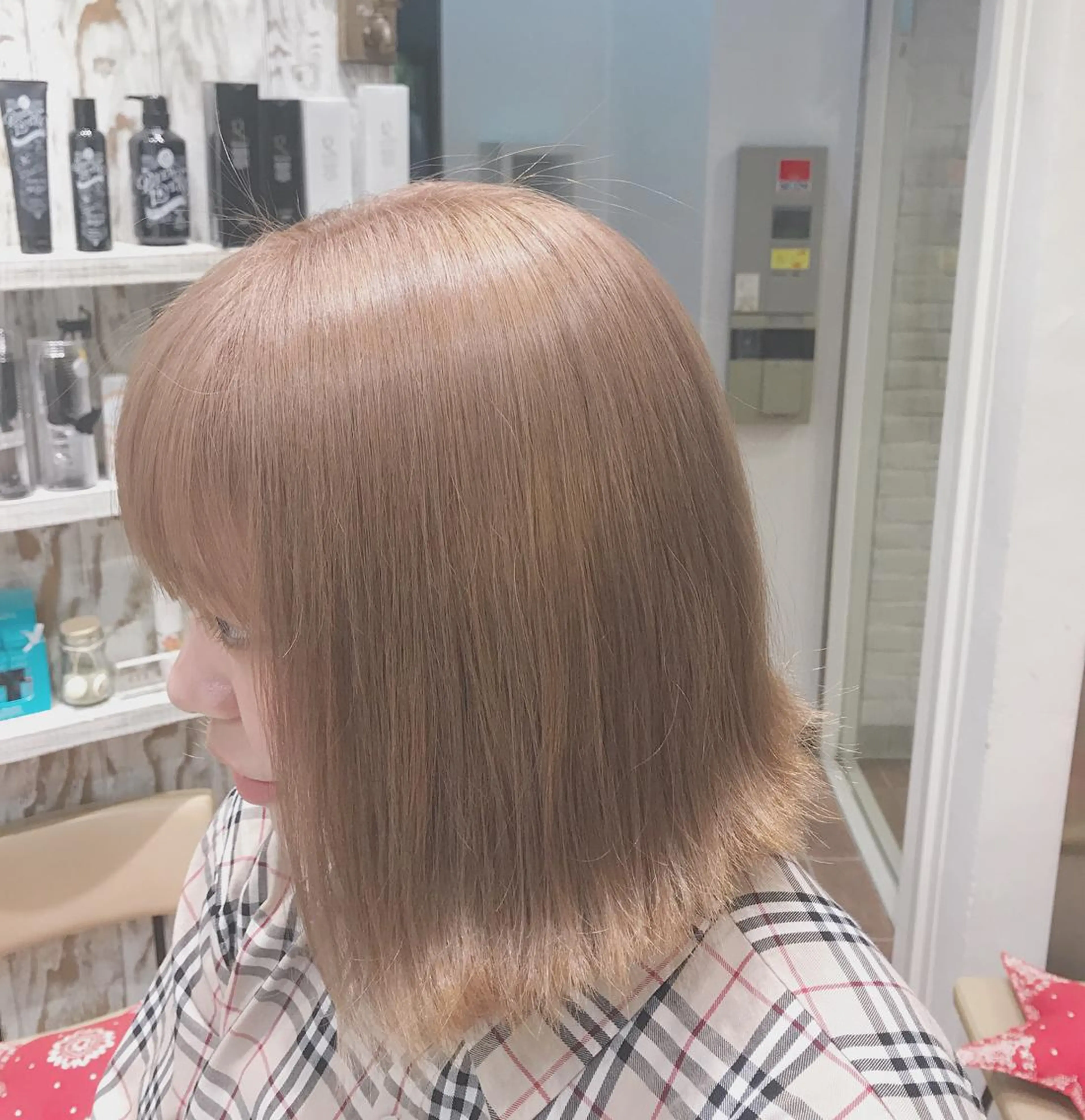 ミディアム カラー ヘアアレンジ IwAsh二俣川所属・IwAsh✄﻿ アオイのヘアスタイル