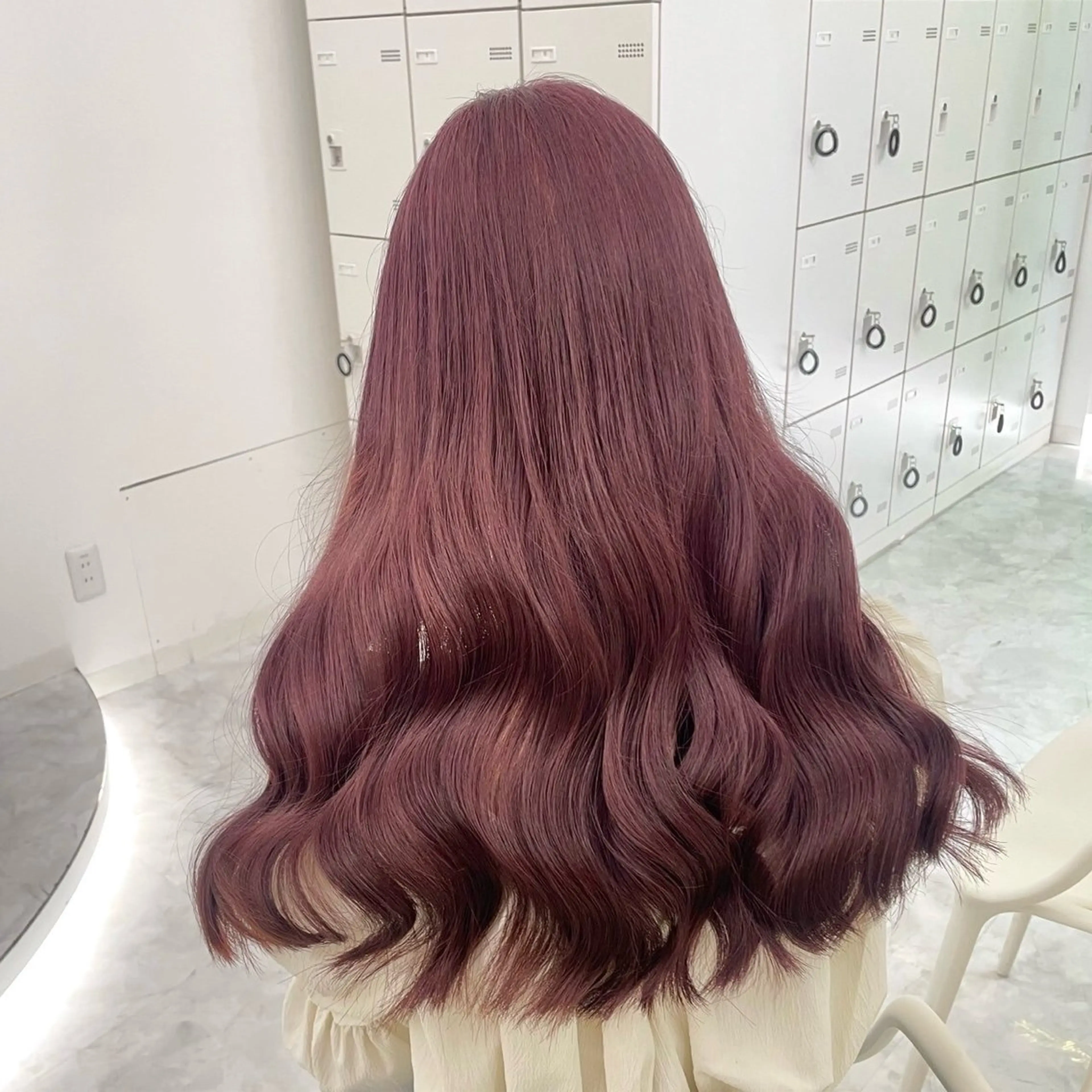 【🩰7月 水・木・金限定🩰】ブリーチありダブルカラー➕コテ巻き仕上げ🍒🫧の写真