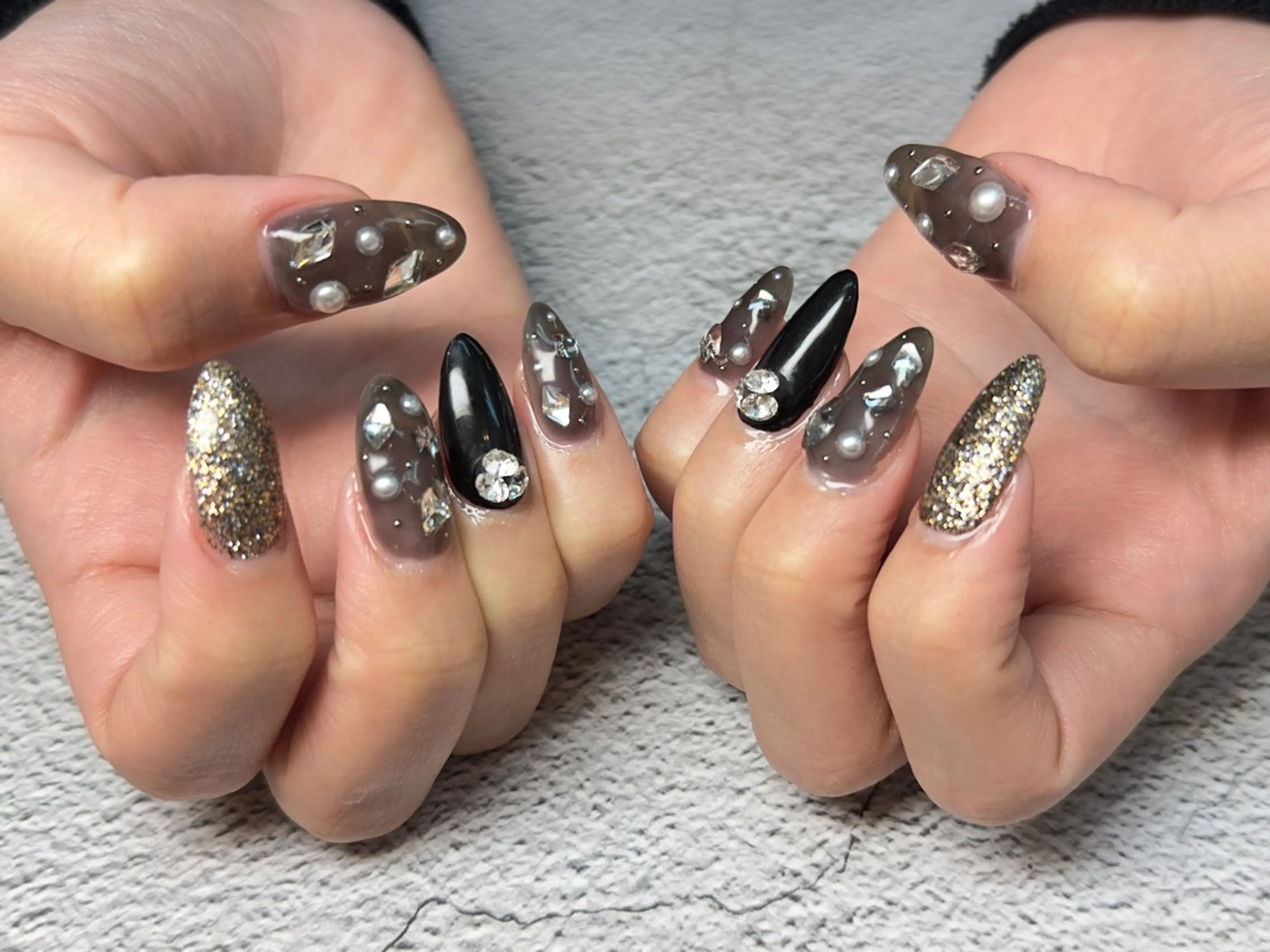 ネイル ハンドネイル Queennail 北堀江AYAのネイルデザイン