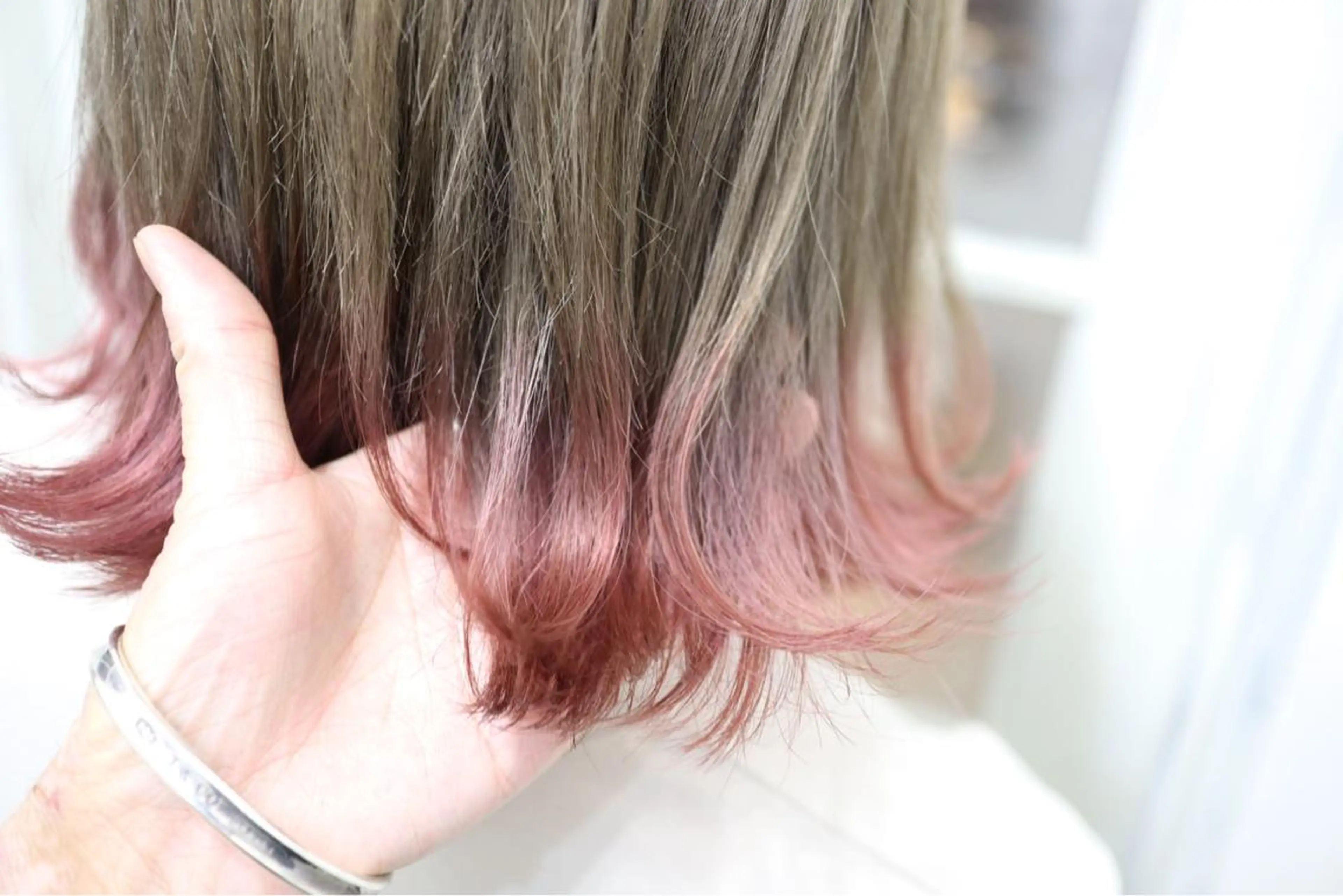 ミディアム カラー アディクシーカラー ベージュカラー ブリーチ ケアブリーチ ダブルカラー ヘアカラー トリートメント ✨池袋ブリーチ特化 Hibiki✨のヘアスタイル