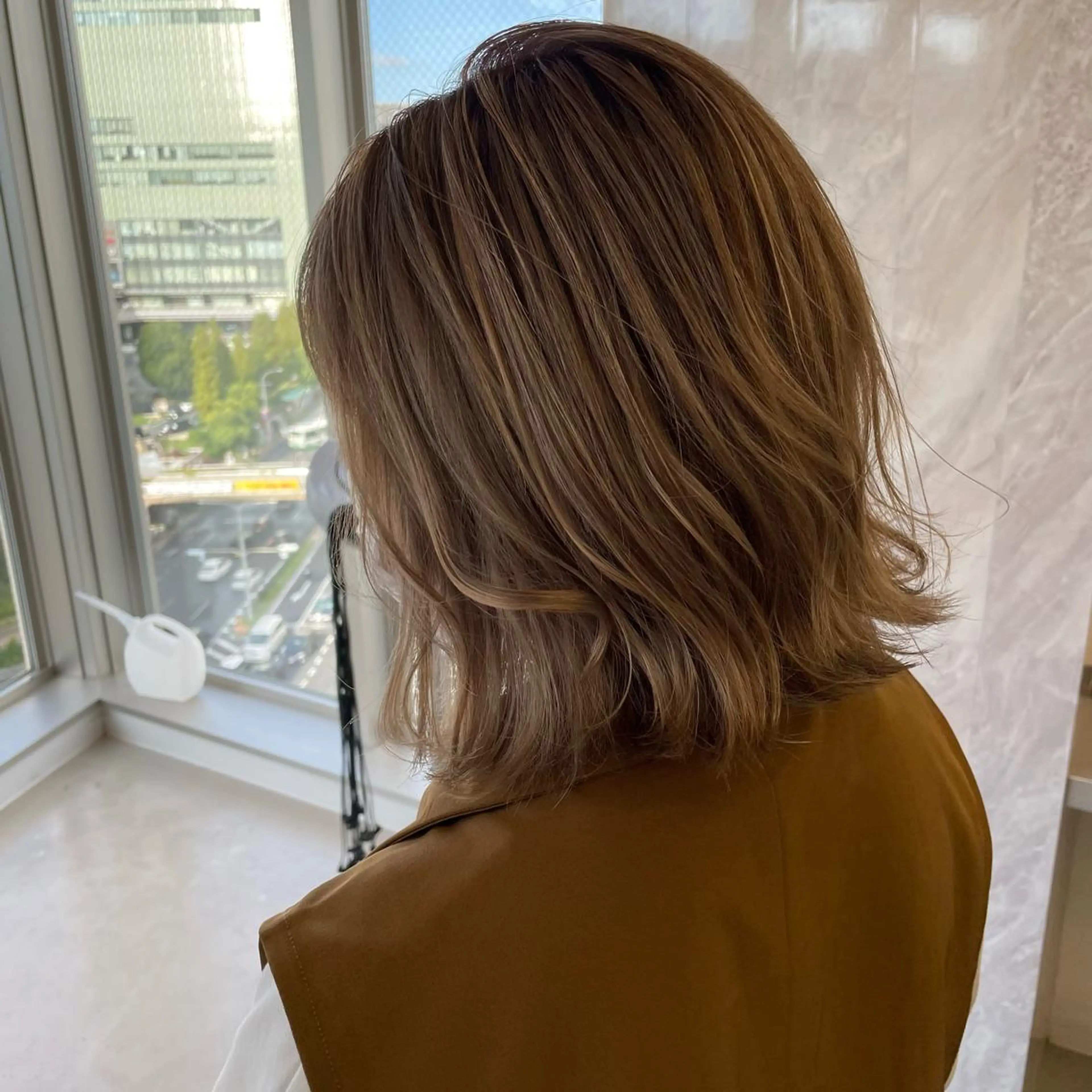 ショート カラー ヘアアレンジ ヘアカラー トリートメント 🎗秋山勇 /三宮指名No.1のヘアスタイル