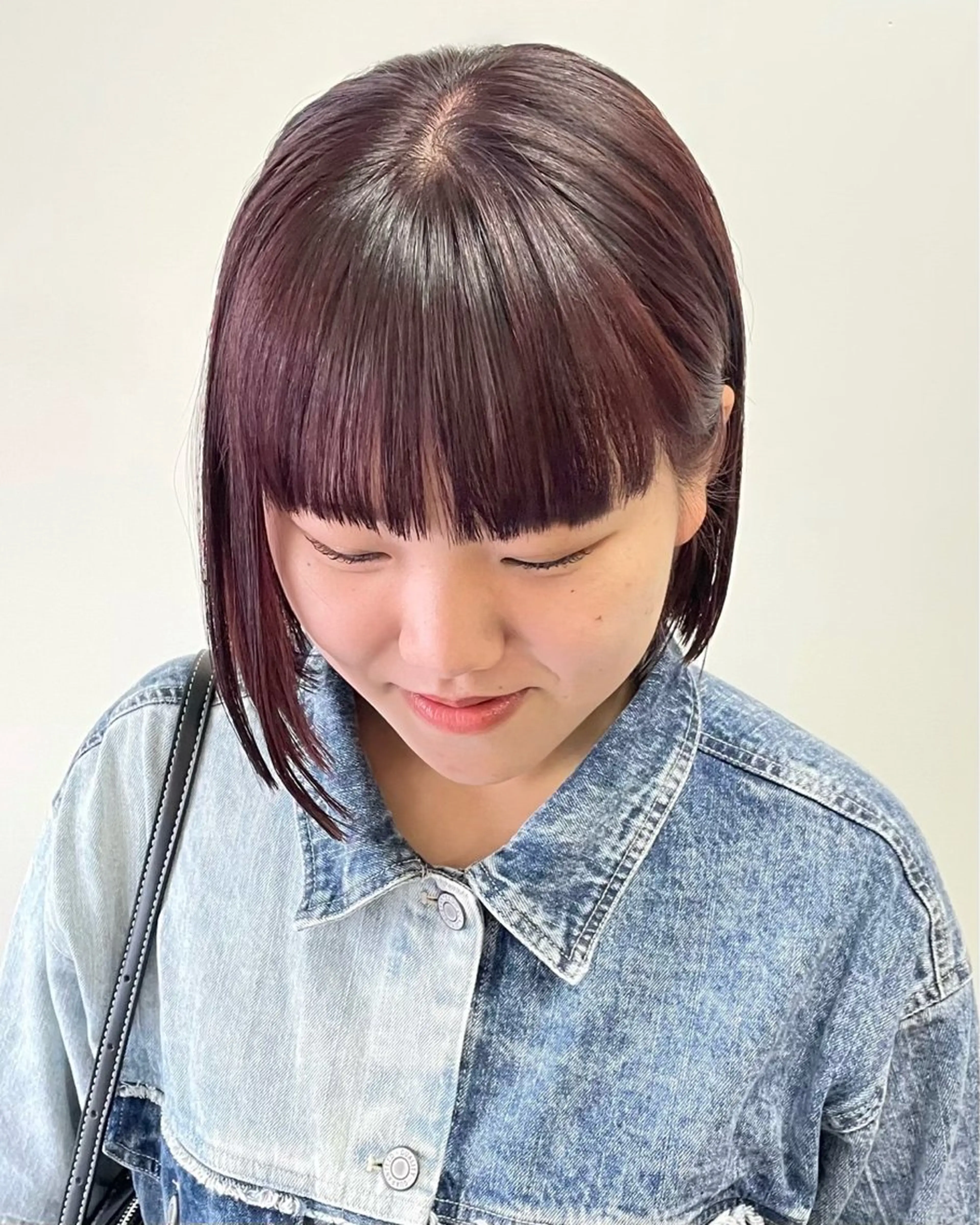 カラー ハイトーンカラー🎀 小野百葉のヘアスタイル