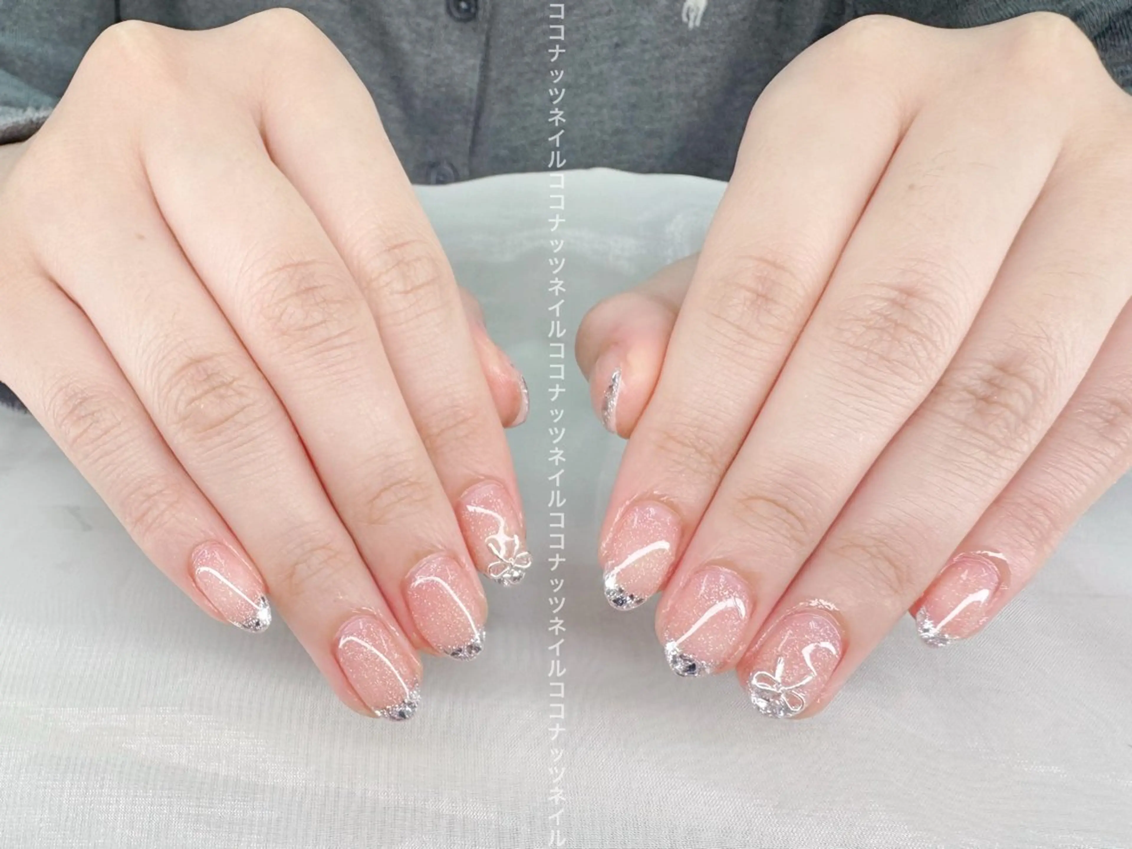 ネイル Elegant beauty ツルのネイルデザイン