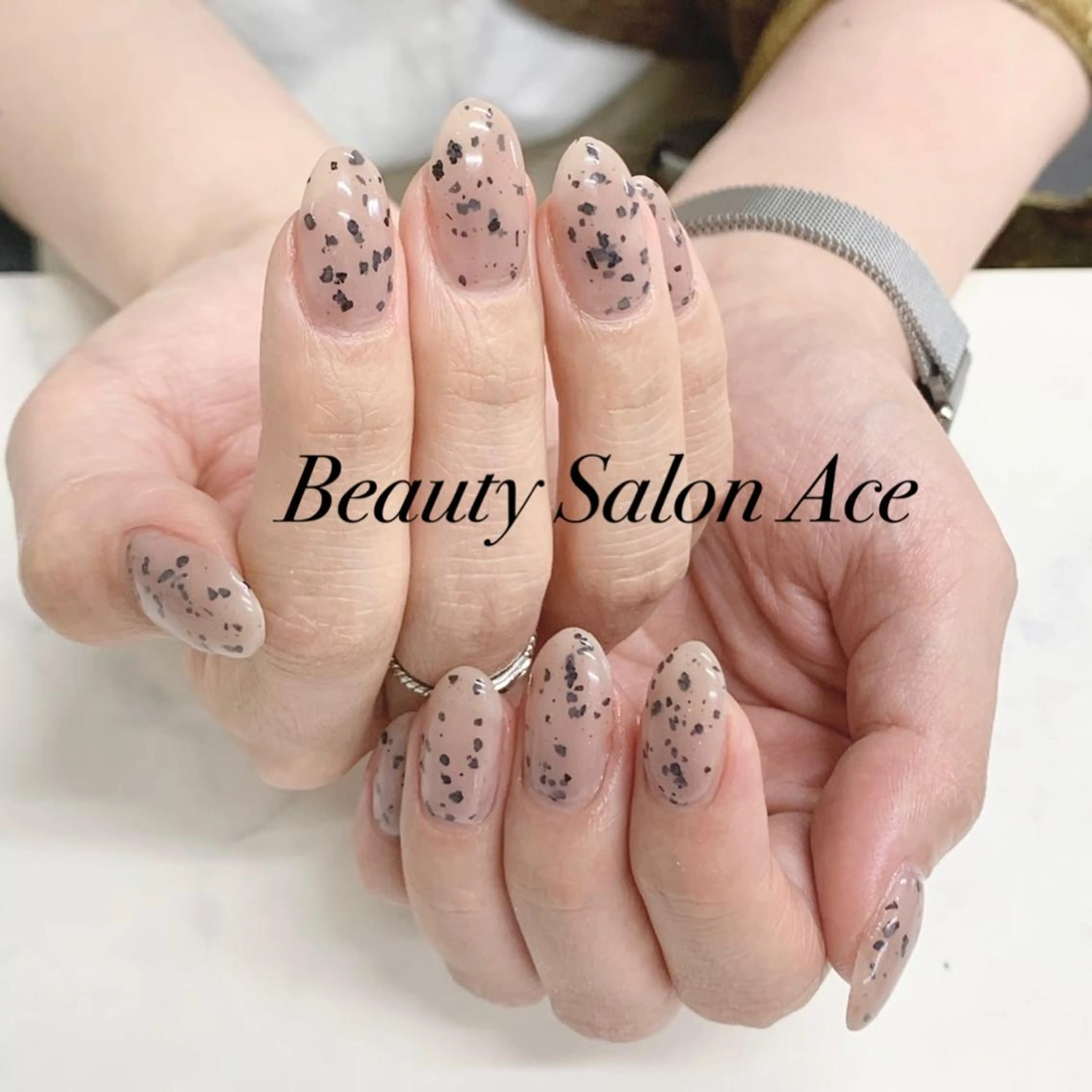 ネイル メンズネイル ワンカラーネイル ハンドネイル ハンドケア Beauty Salon Ace(ネイルサロン エース)所属・池袋フィルイン Ace♡長さだしのネイルデザイン