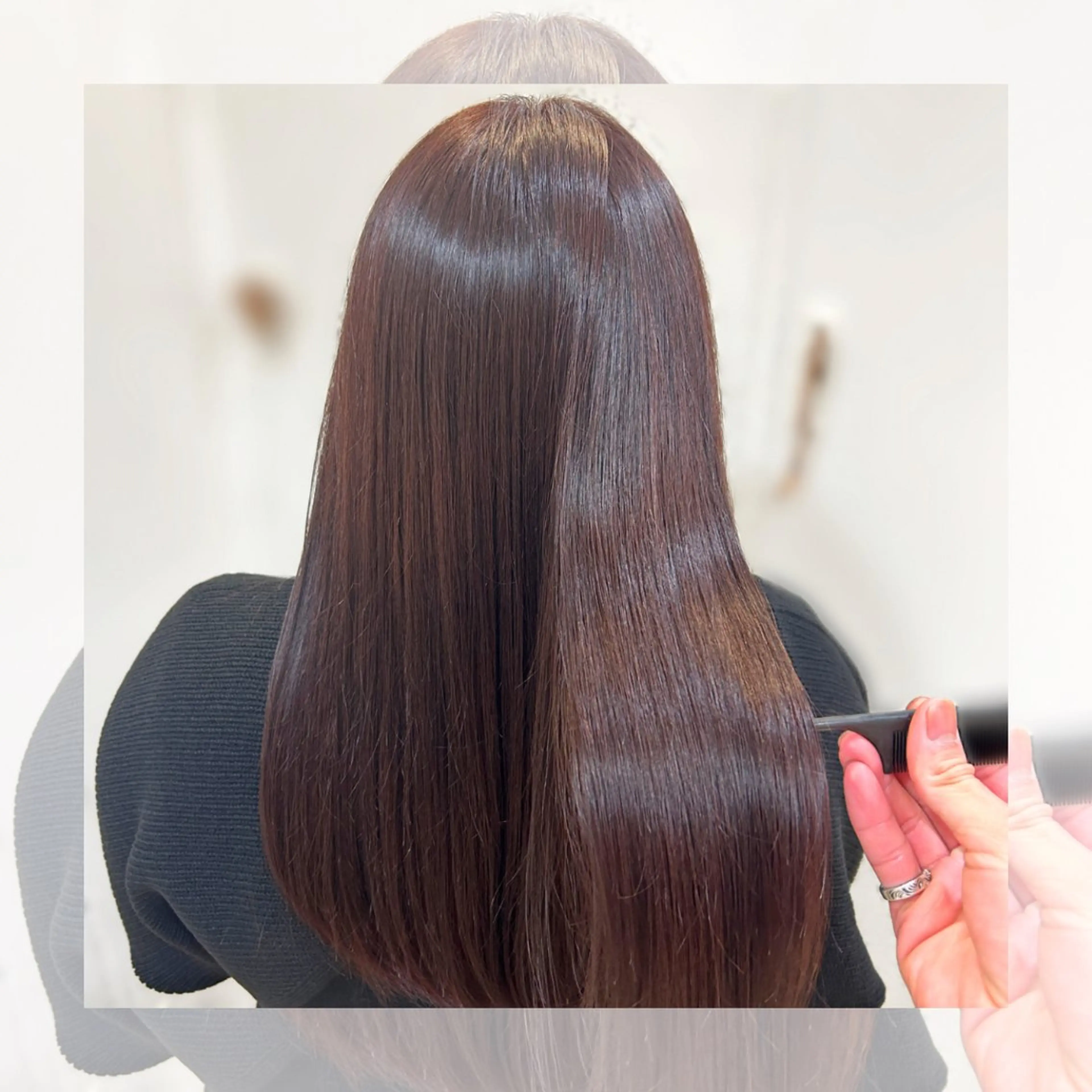 【最高級＊質感重視】カット＋リタッチ縮毛矯正＋Oggi Trの写真