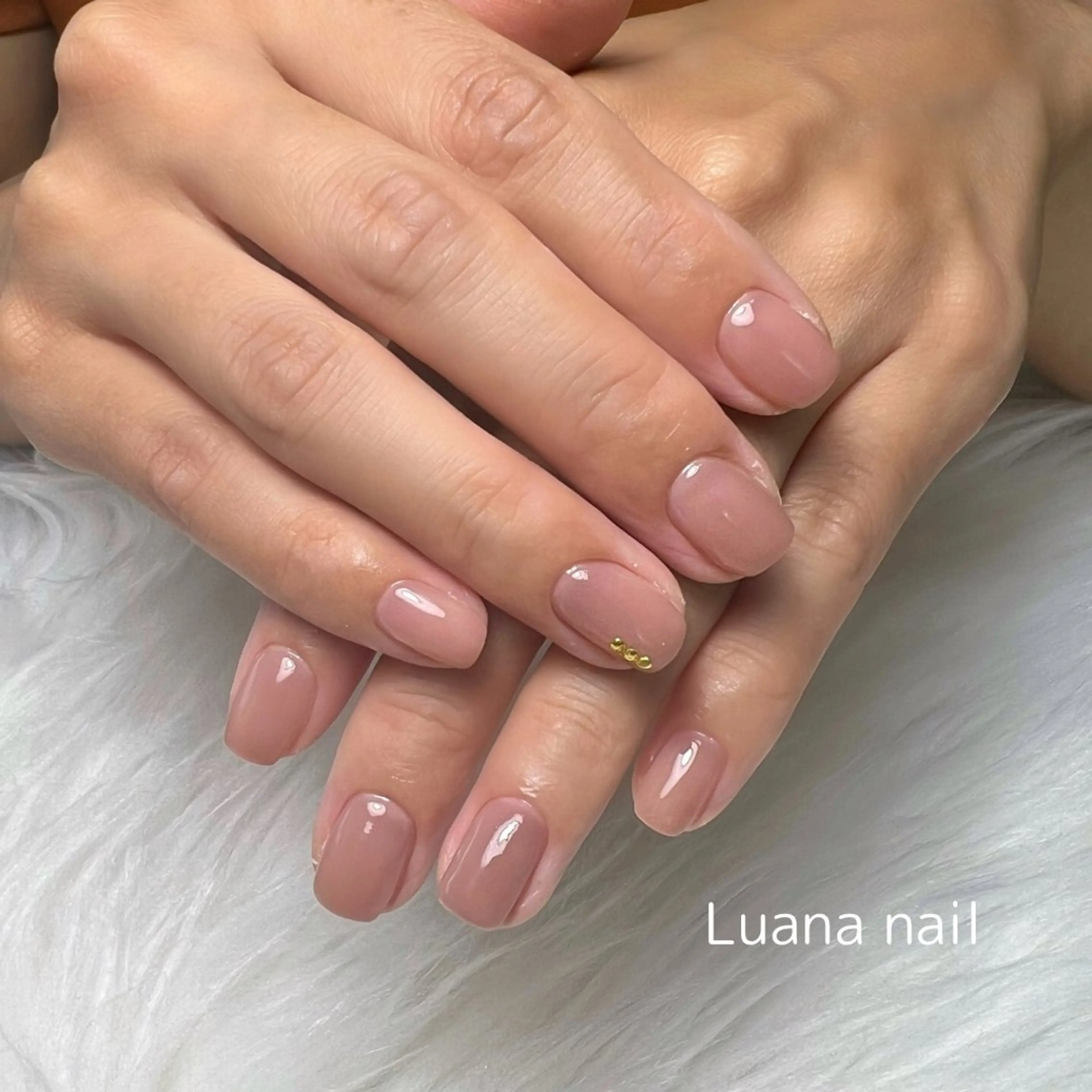 ネイル ワンカラーネイル Luana nailのネイルデザイン