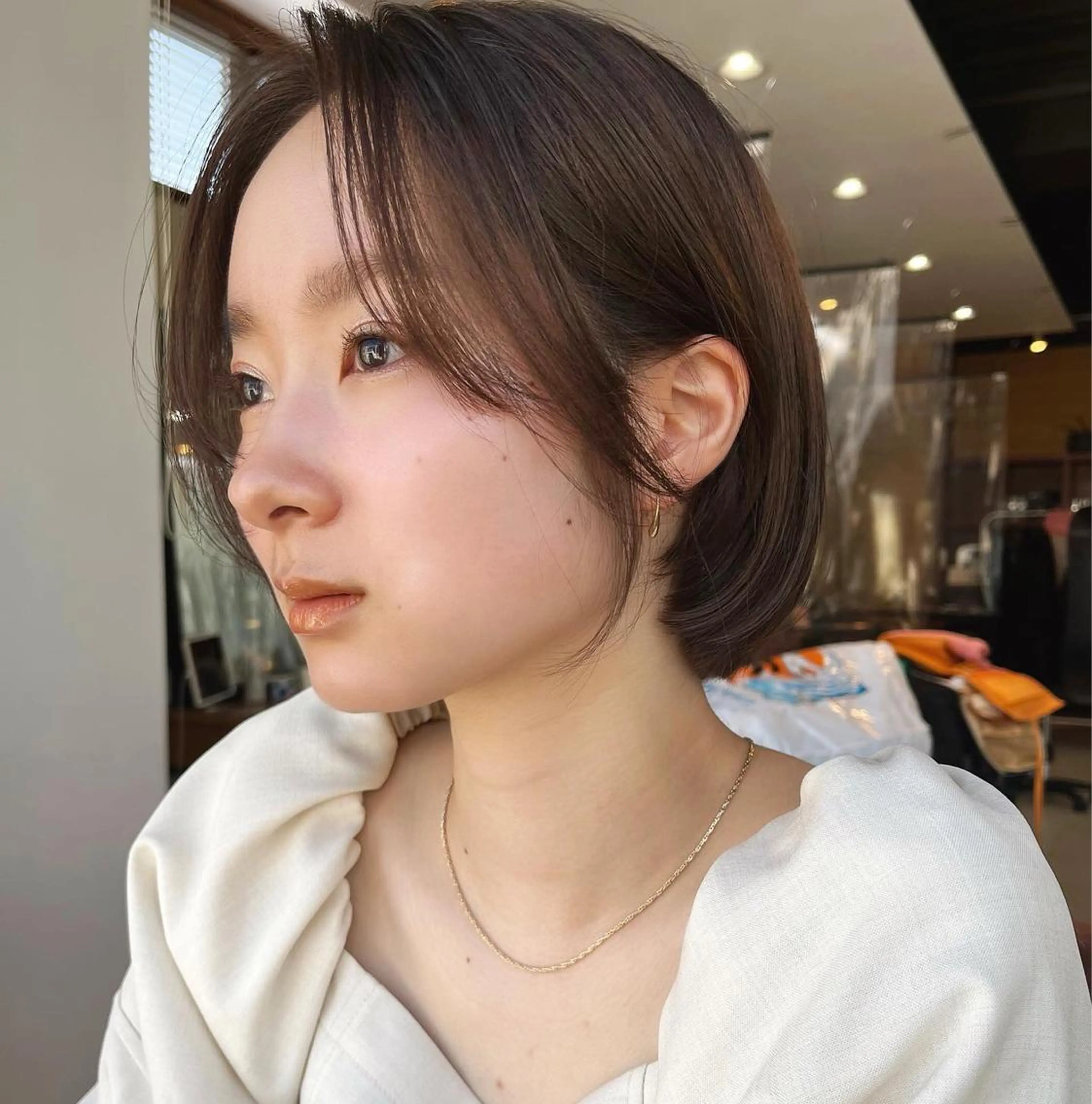 ショート カラー カット トリートメント 🌱小顔ヘア/ボブ ミディアム/双葉🌱のヘアスタイル