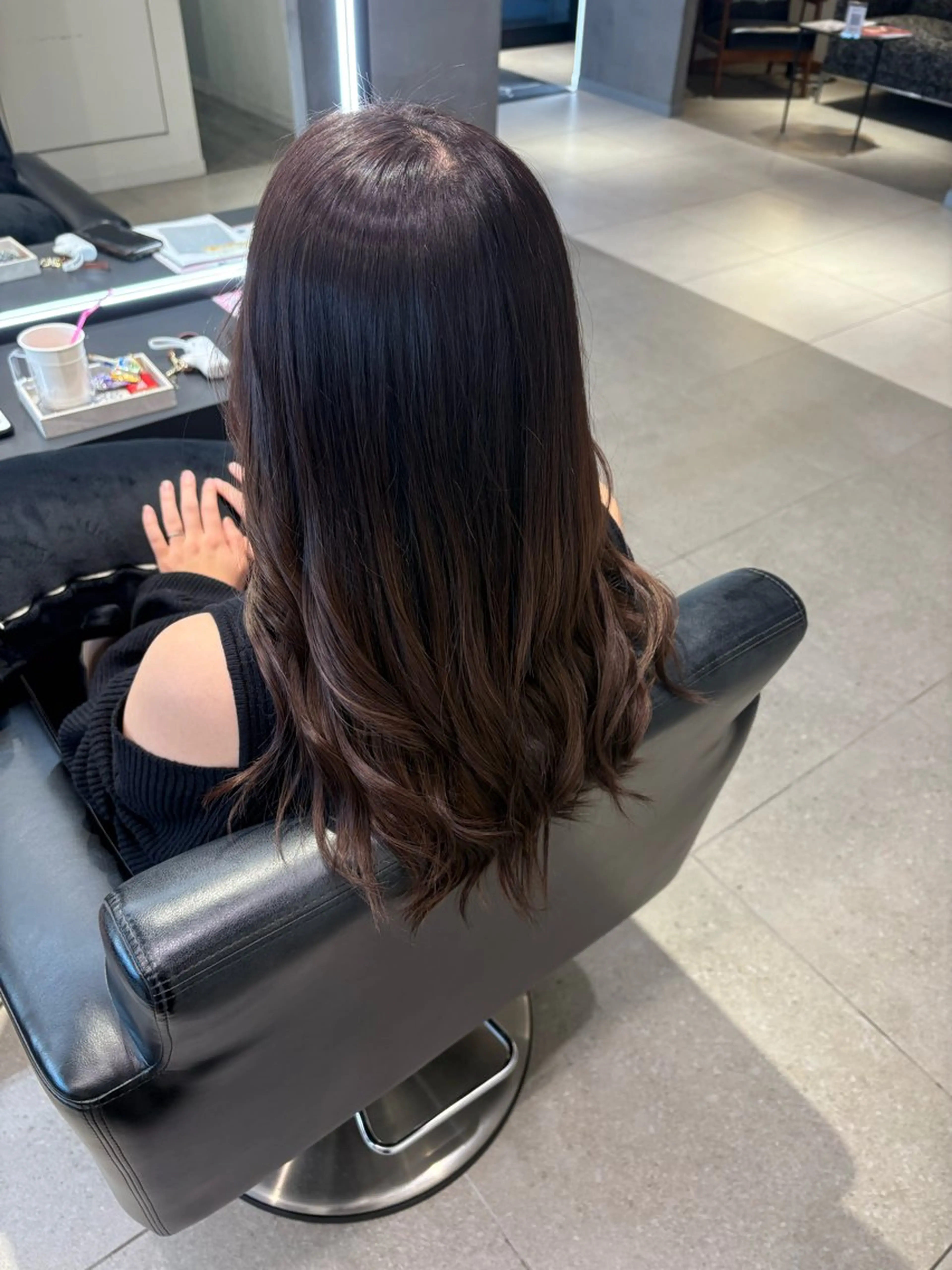 ロング カラー ブラウンカラー ラベンダーカラー ヘアカラー ERII (ému） 伏見/カット無料のヘアスタイル