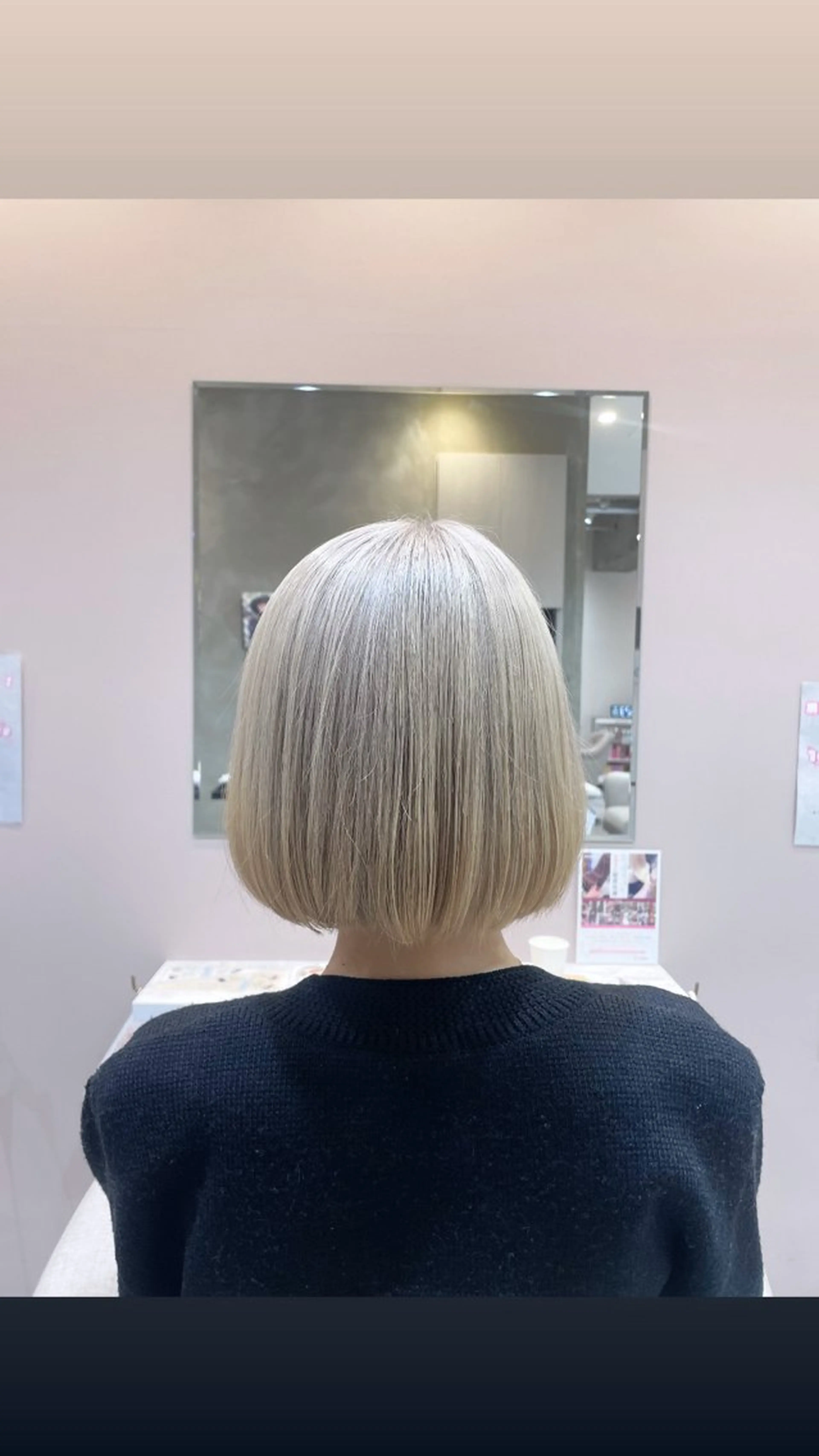 ショート カラー ブロンド ホワイトブロンド ヘアカラー 🩵髪質改善カラー / Rion🩵のヘアスタイル