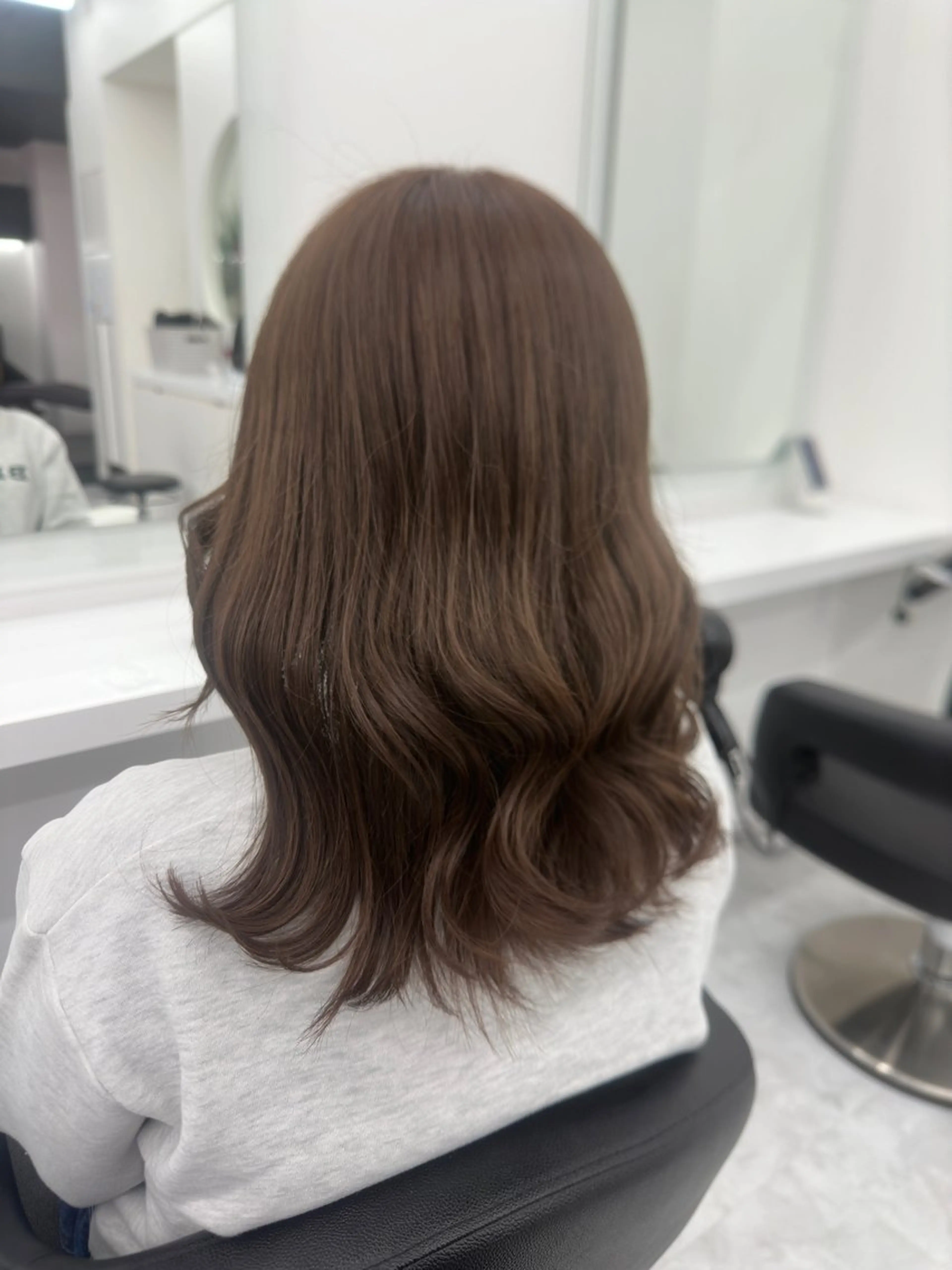 ロング カラー パーマ ヘアアレンジ メンズ キッズ ♥️韓国ヘア レイヤー♥️ゆりのヘアスタイル