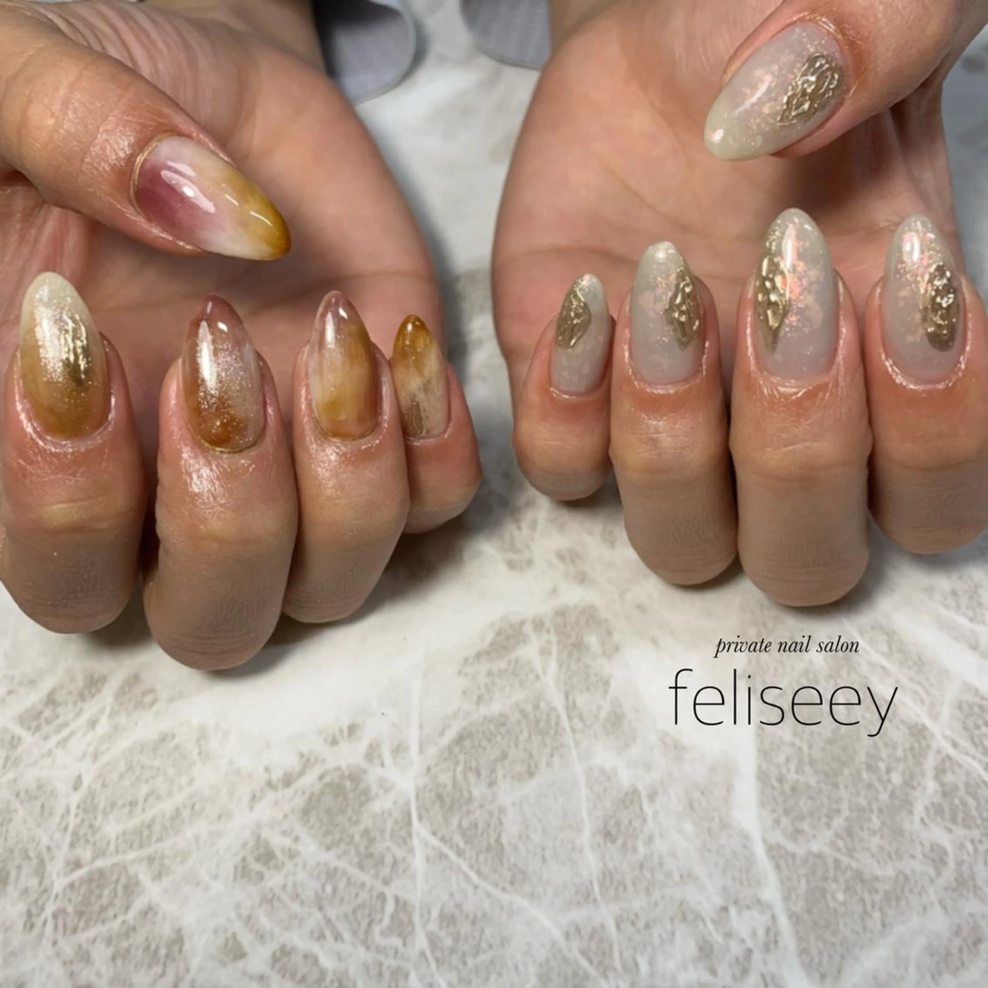 ネイル ジェルネイル 持ち込み パラジェル feliseey 〘フェリシー 〙のネイルデザイン