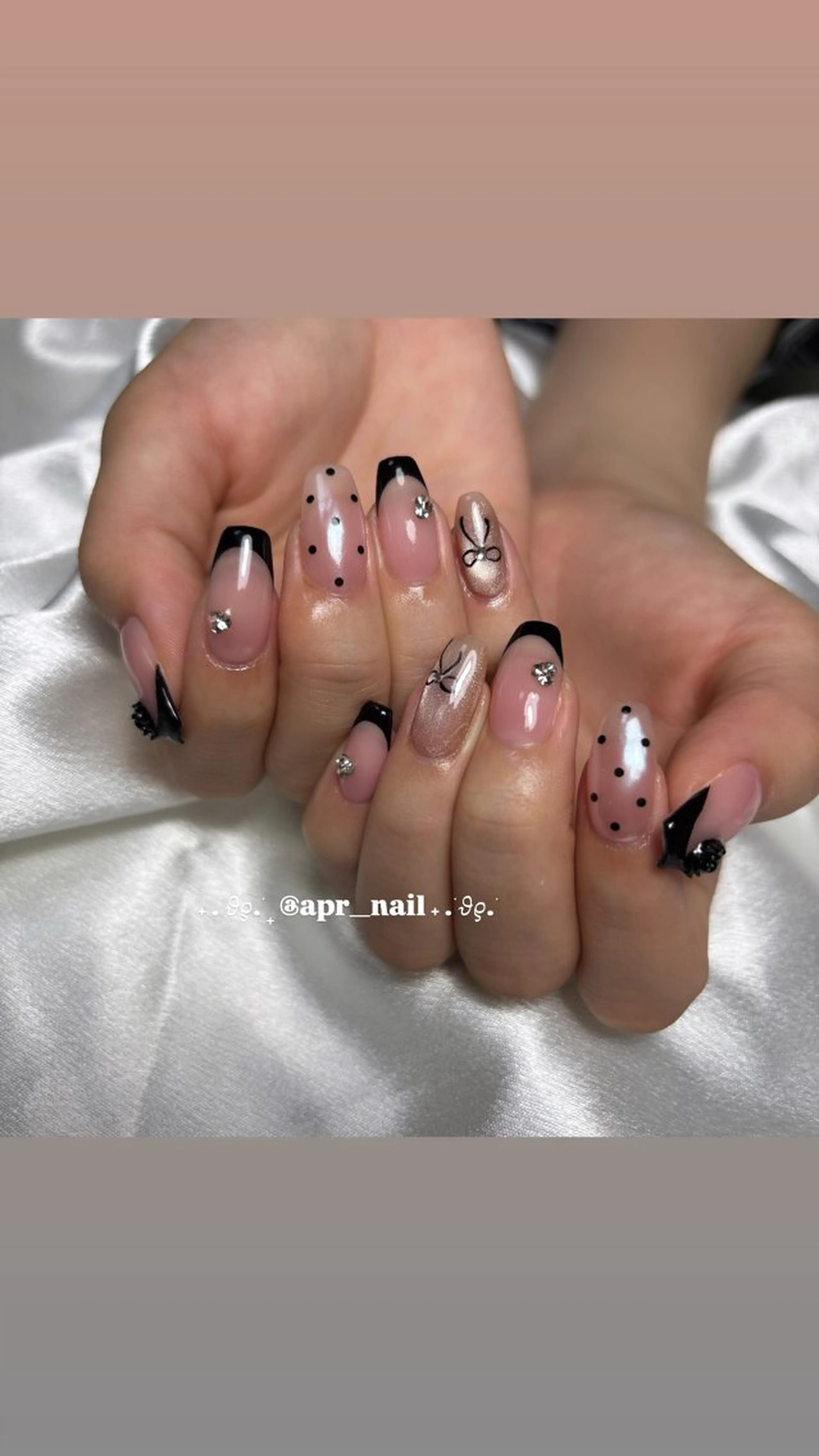 ネイル 持ち込み ハンドネイル Nailsalon apricotのネイルデザイン