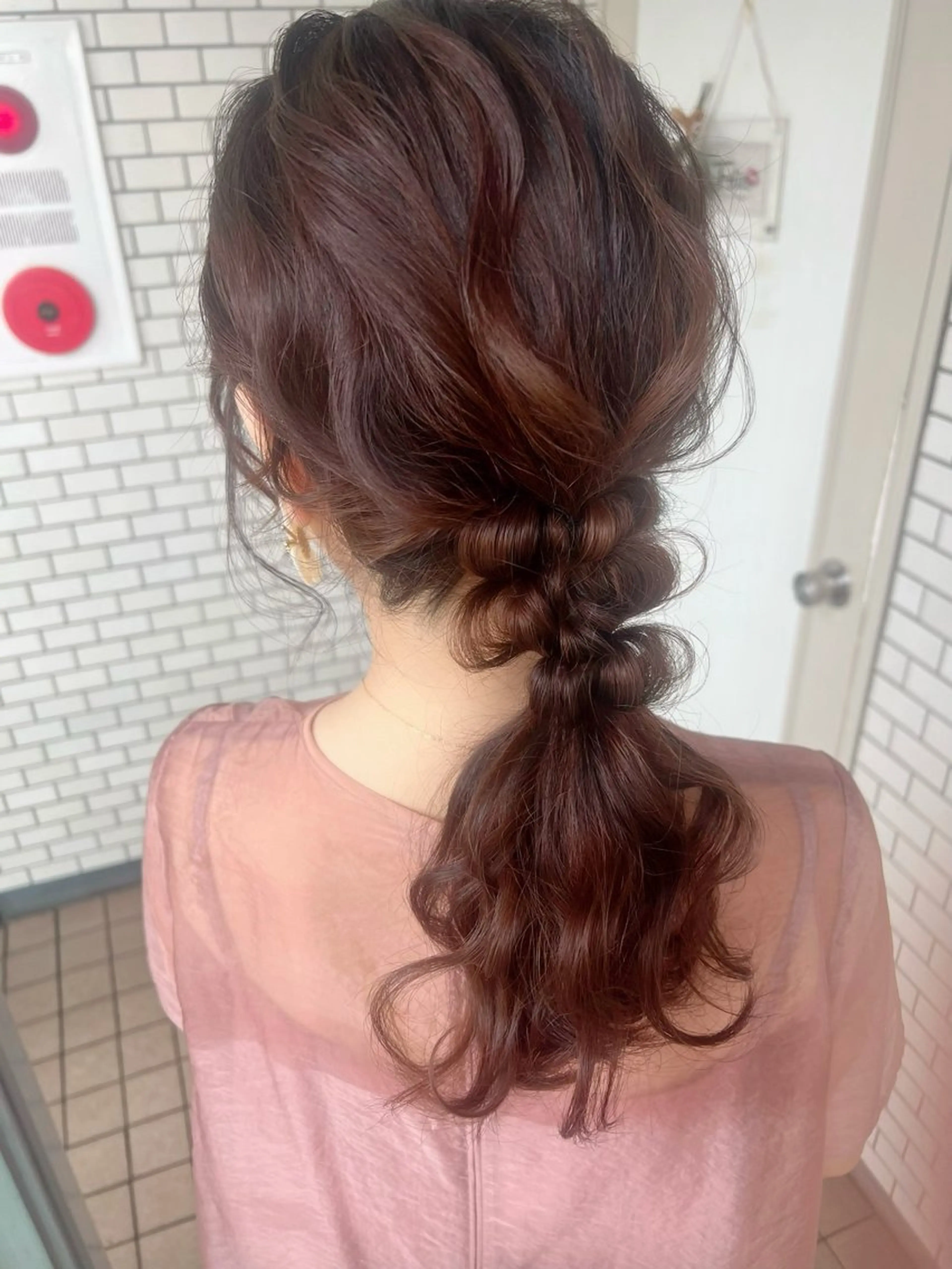 ヘアアレンジ ポニーテール ヘアセット 大人可愛いヘアメイク 💋🧚‍♀️しずかのヘアスタイル