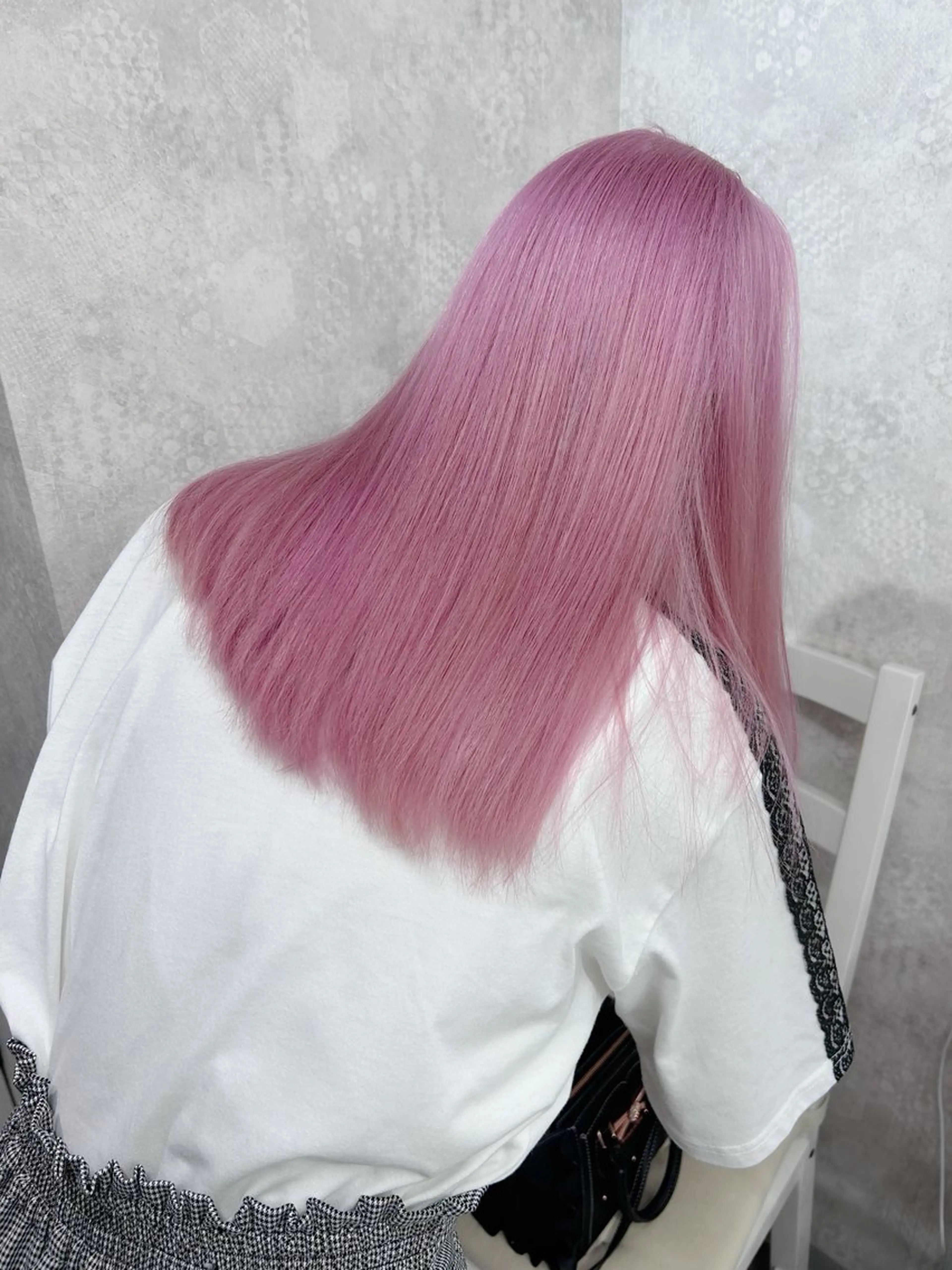 ロング カラー ヘアカラー トリートメント 💕誰より可愛い💕 ピンク🎀YUUKAのヘアスタイル