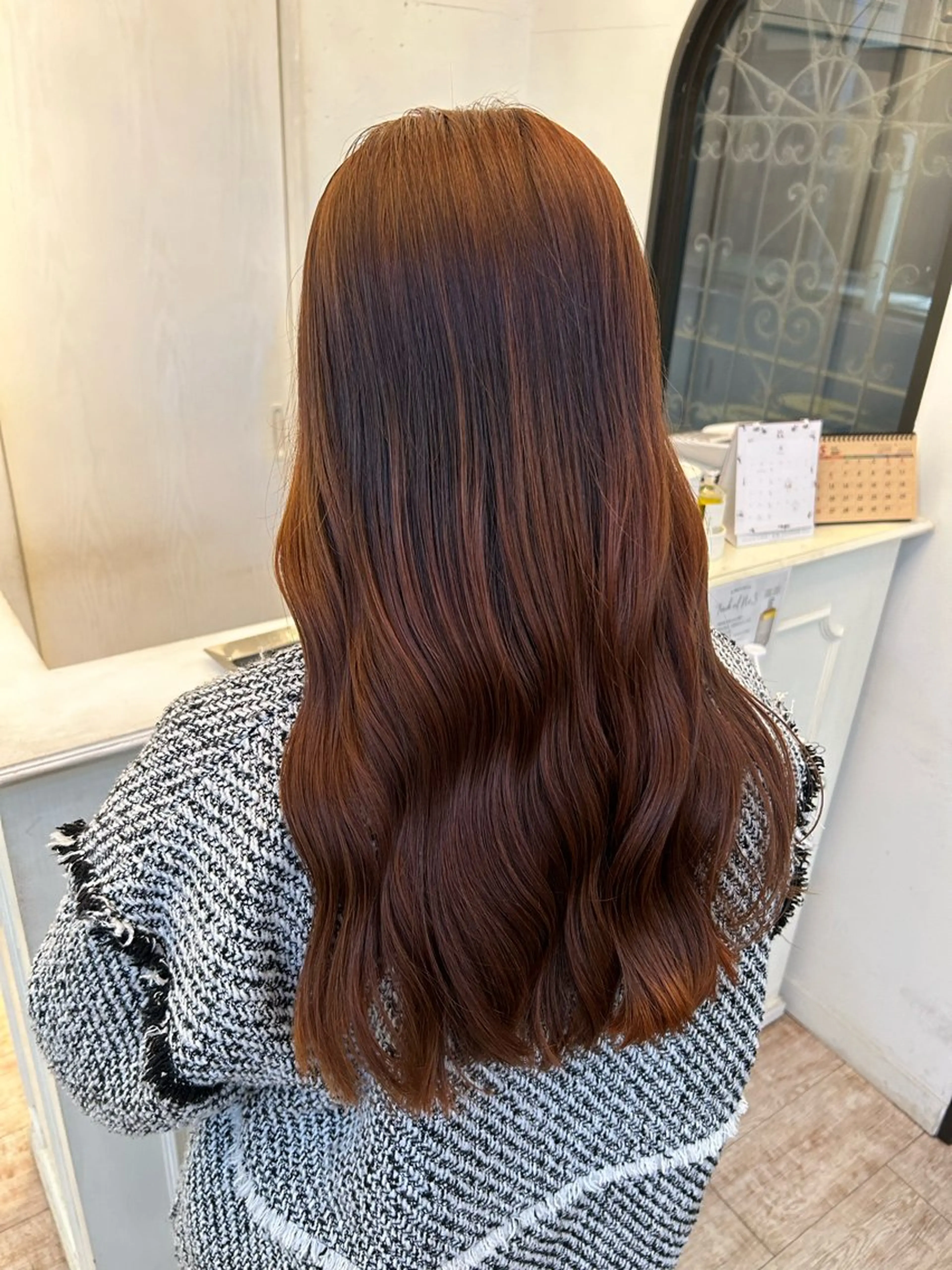 ロング カラー 27日レディース 自由が丘🌷マナミのヘアスタイル
